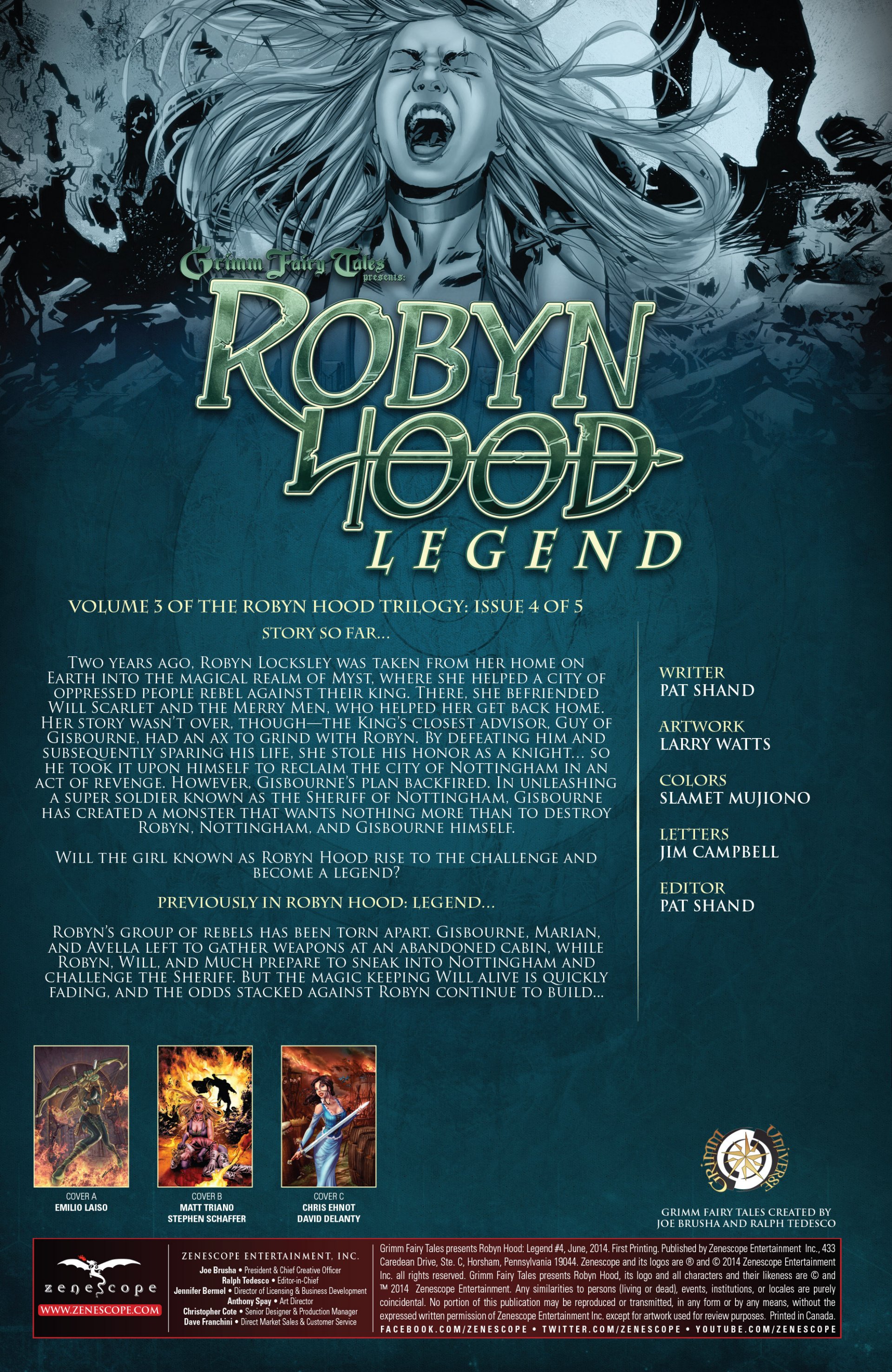 Read online Grimm Fairy Tales presents Robyn Hood: Legend comic -  Issue #4 - 3