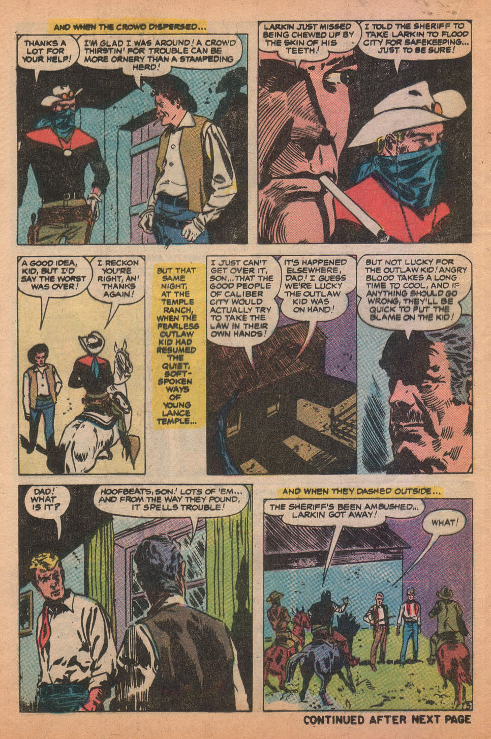 Read online The Outlaw Kid (1970) comic -  Issue #18 - 24