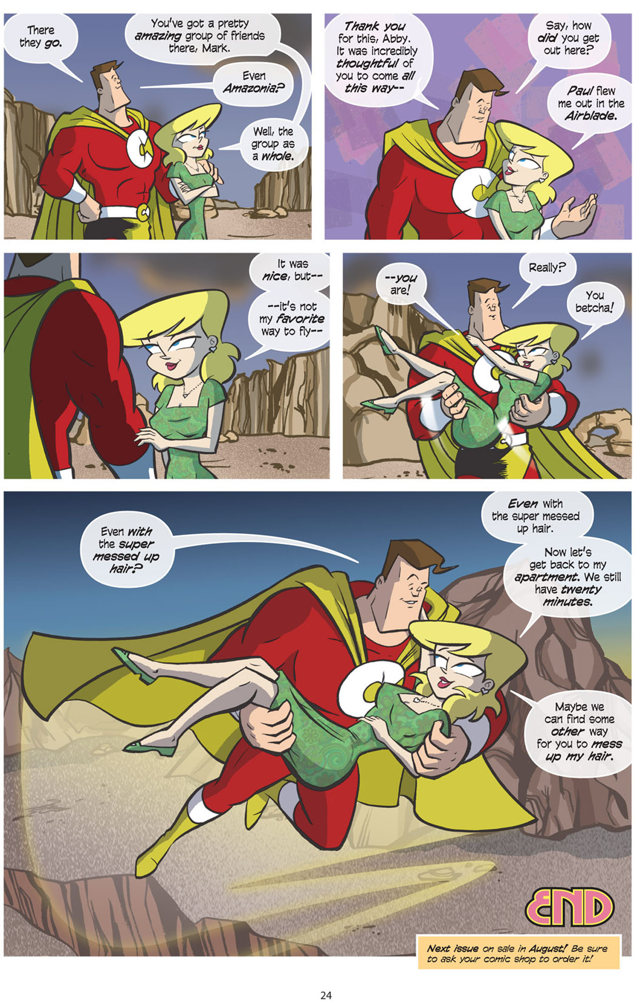 Read online Love and Capes comic -  Issue #4 - 25