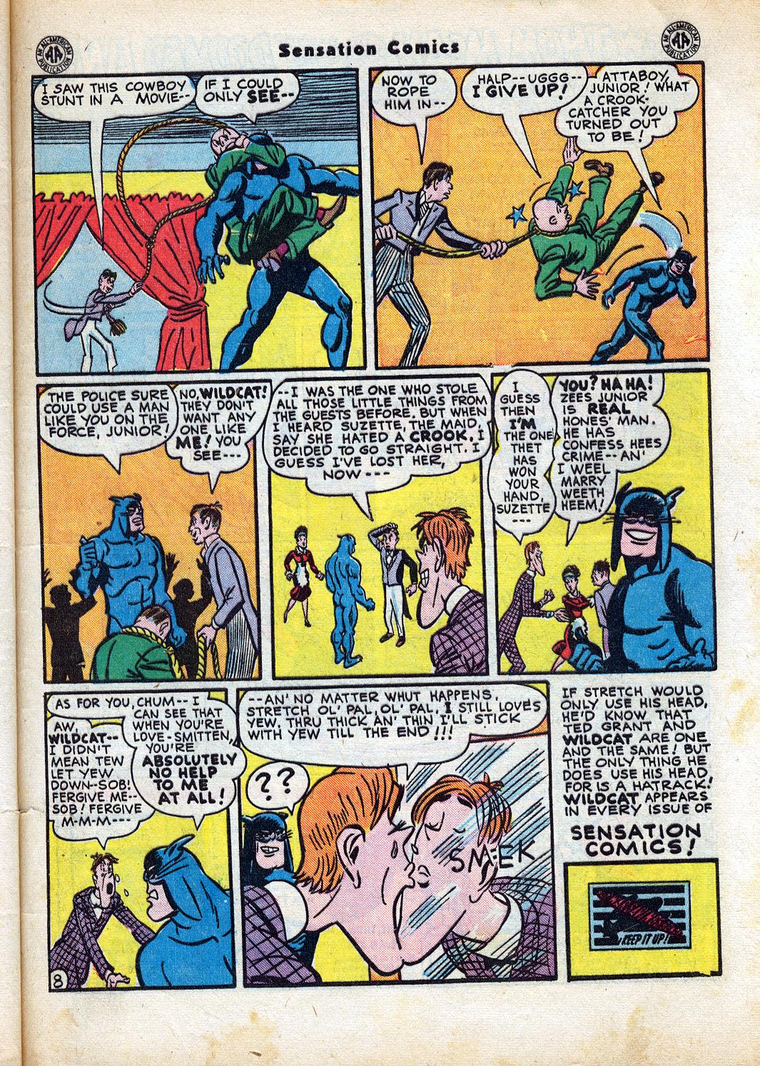 Read online Sensation (Mystery) Comics comic -  Issue #47 - 49