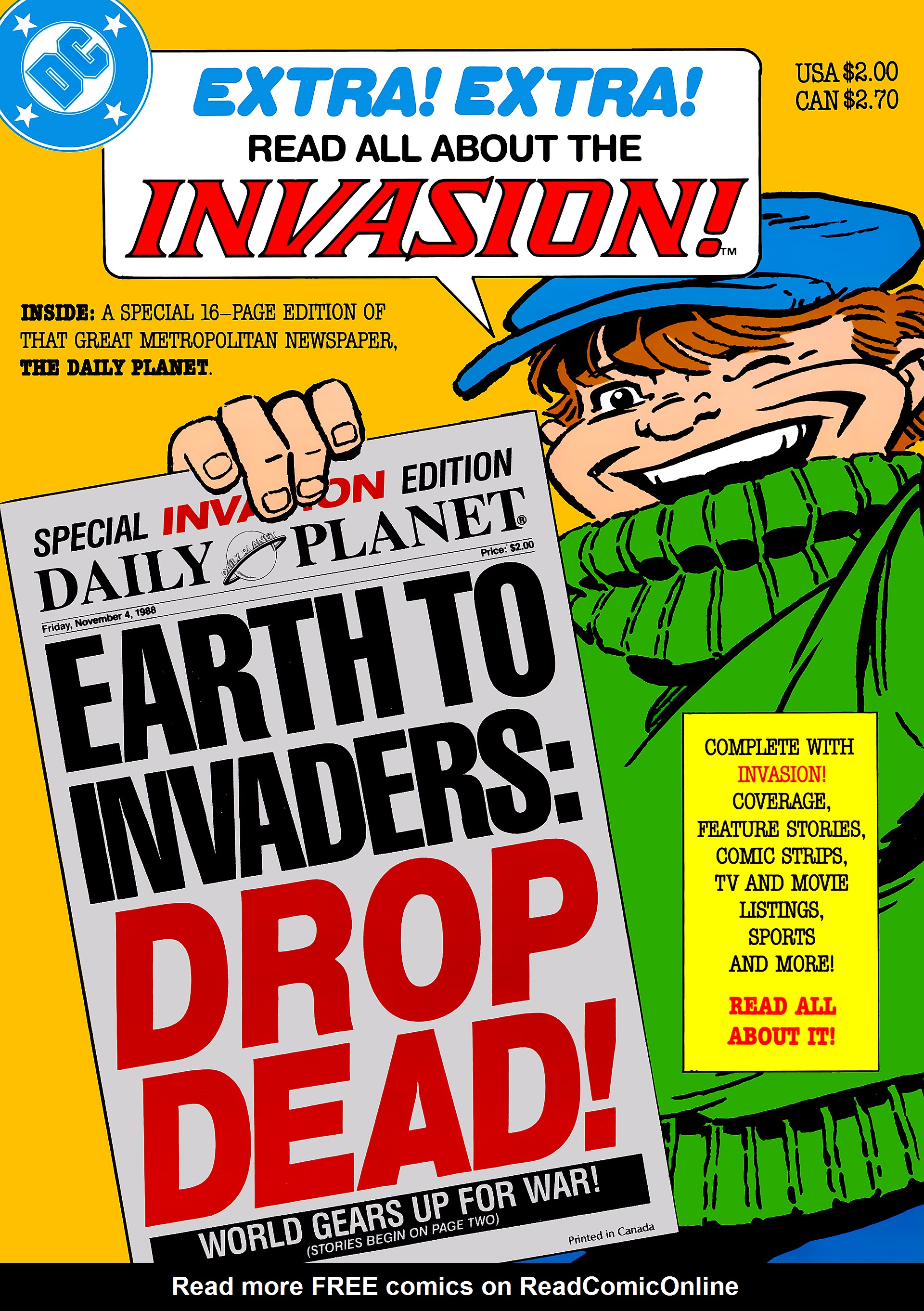 Read online Invasion! Special: Daily Planet comic -  Issue # Full - 1
