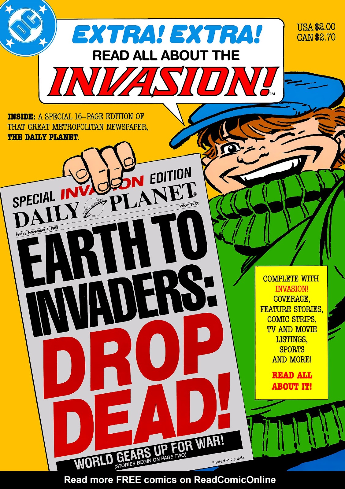 Invasion! Special: Daily Planet issue Full - Page 1