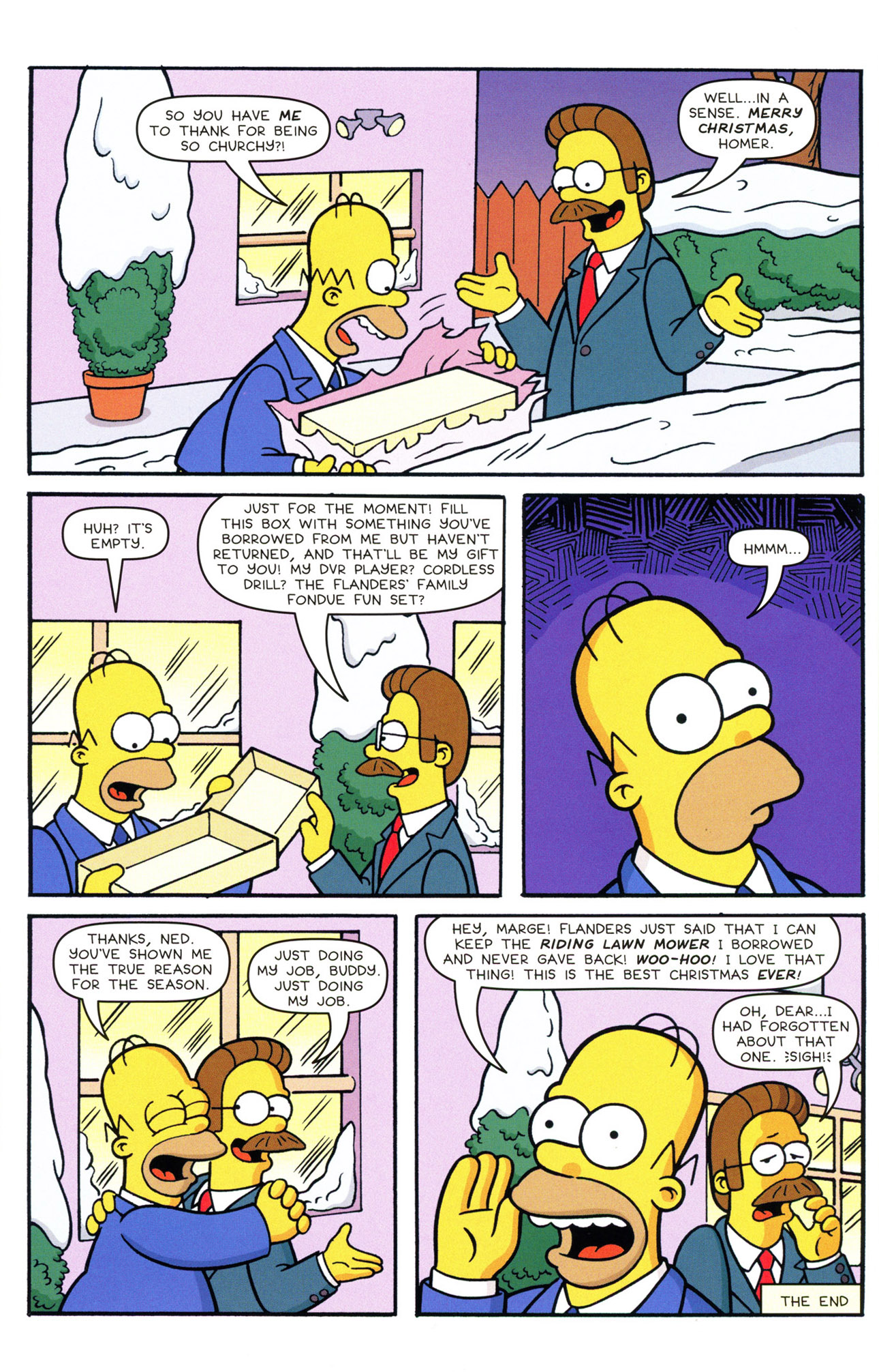 Read online The Simpsons Winter Wingding comic -  Issue #7 - 18