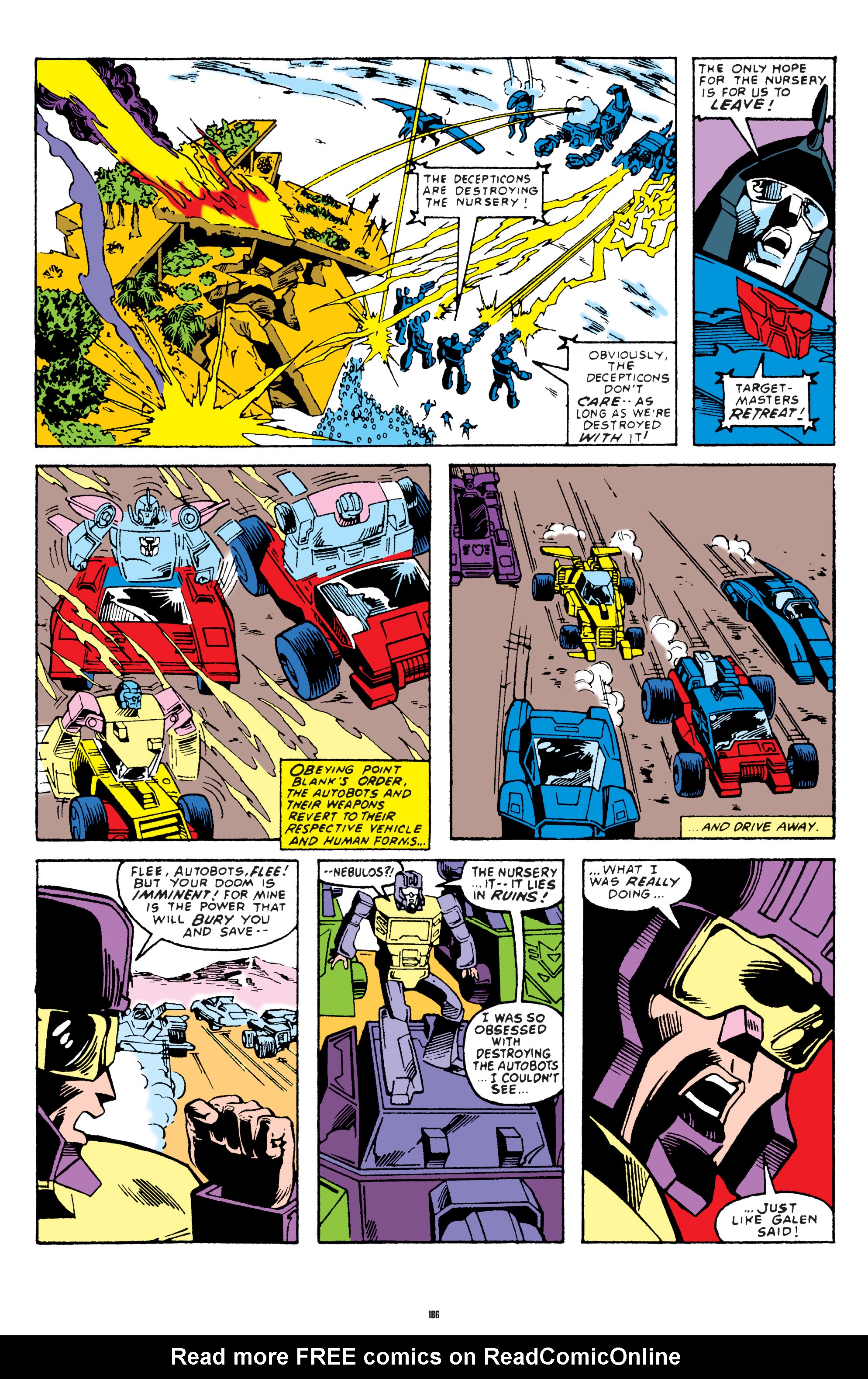 Read online The Transformers Classics comic -  Issue # TPB 7 - 185
