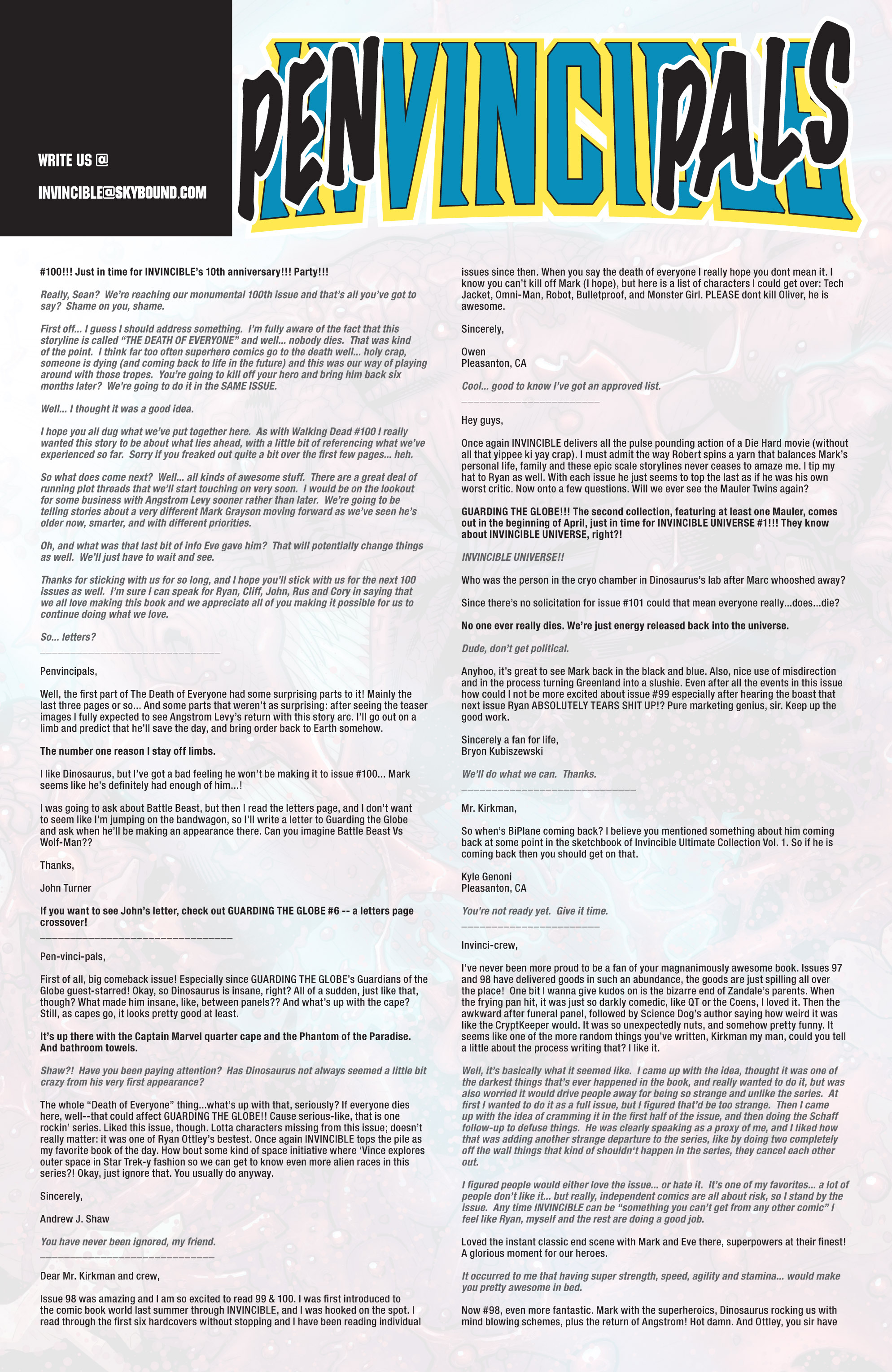 Read online Invincible comic -  Issue #100 - 31