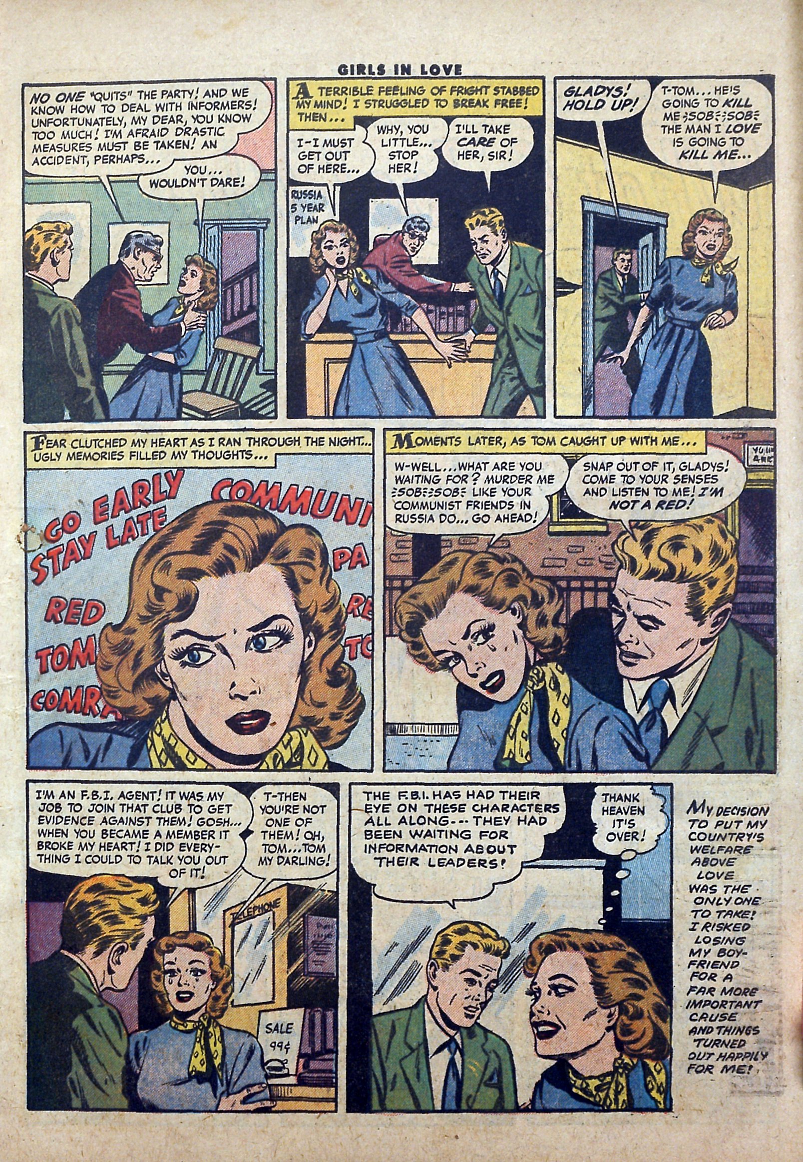 Read online Girls in Love (1955) comic -  Issue #54 - 11