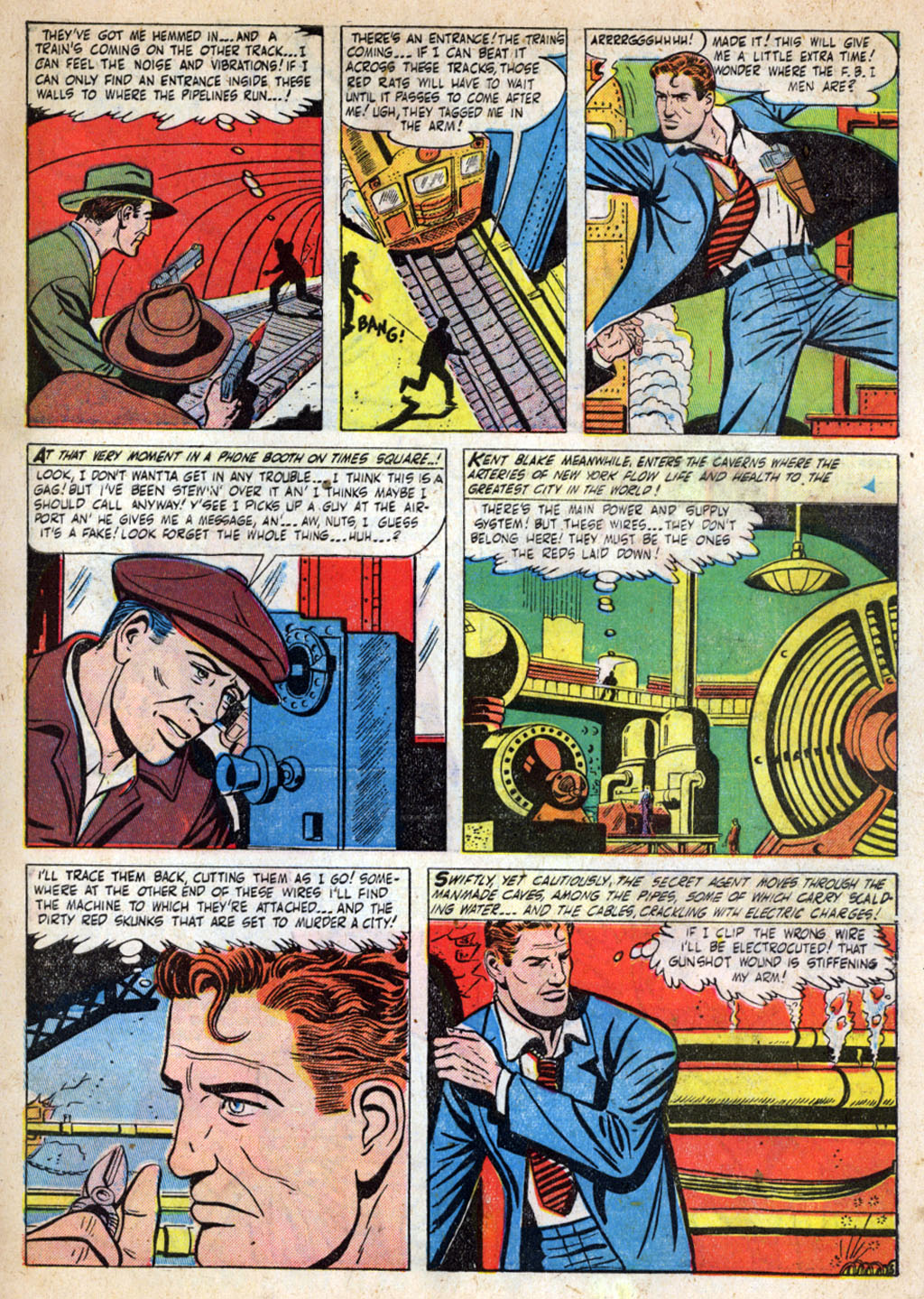 Read online Kent Blake of the Secret Service comic -  Issue #4 - 7