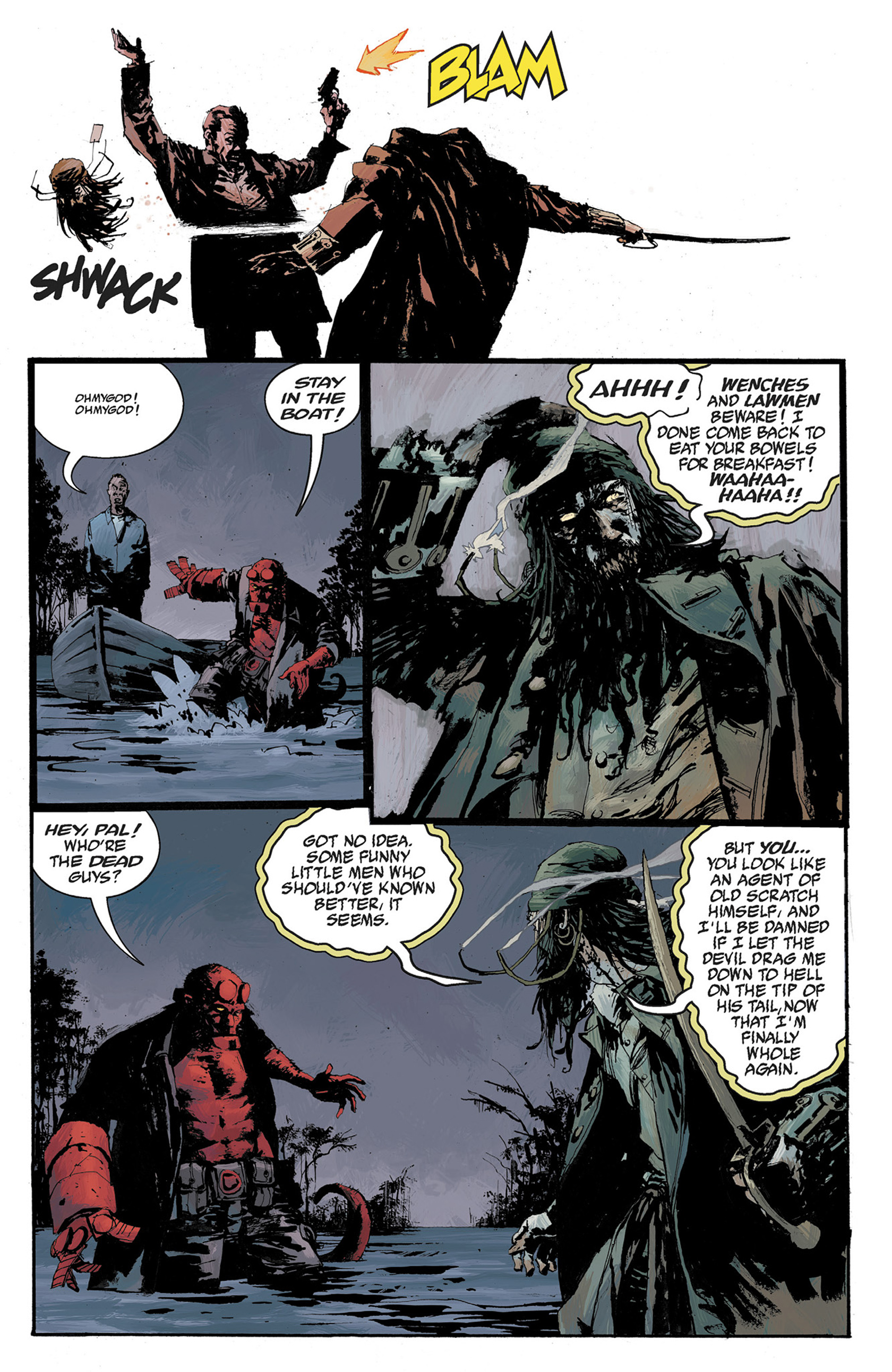 Read online Hellboy: The Crooked Man and Others comic -  Issue # TPB - 99