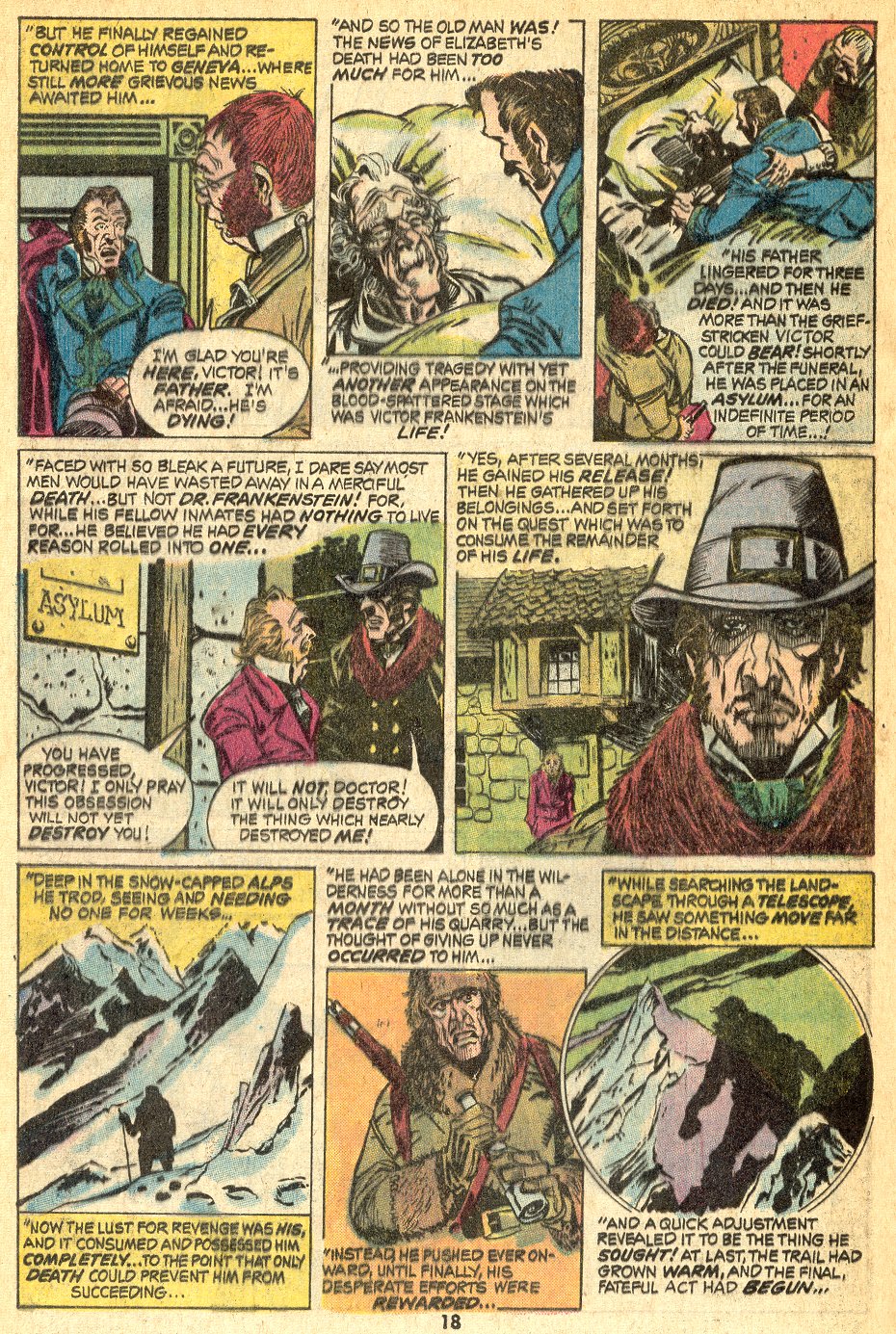 Read online Frankenstein (1973) comic -  Issue #3 - 14