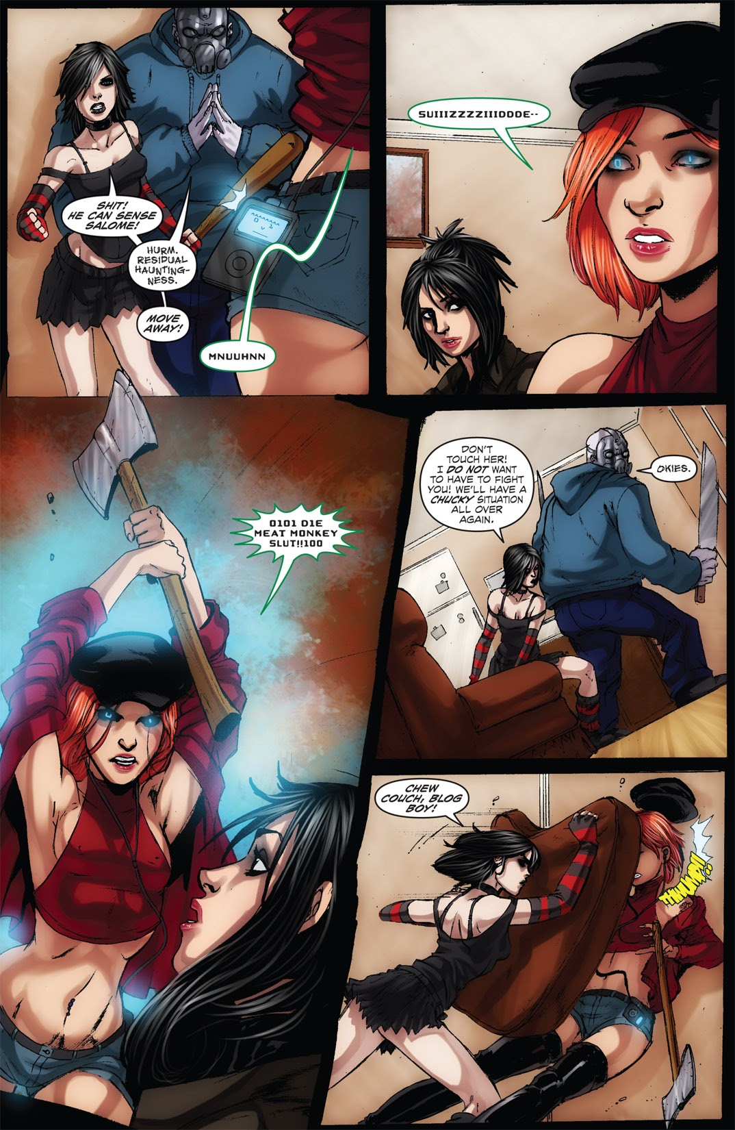 Read online Hack/Slash Annual - Suicide Girls Annual comic -  Issue # Full - 27