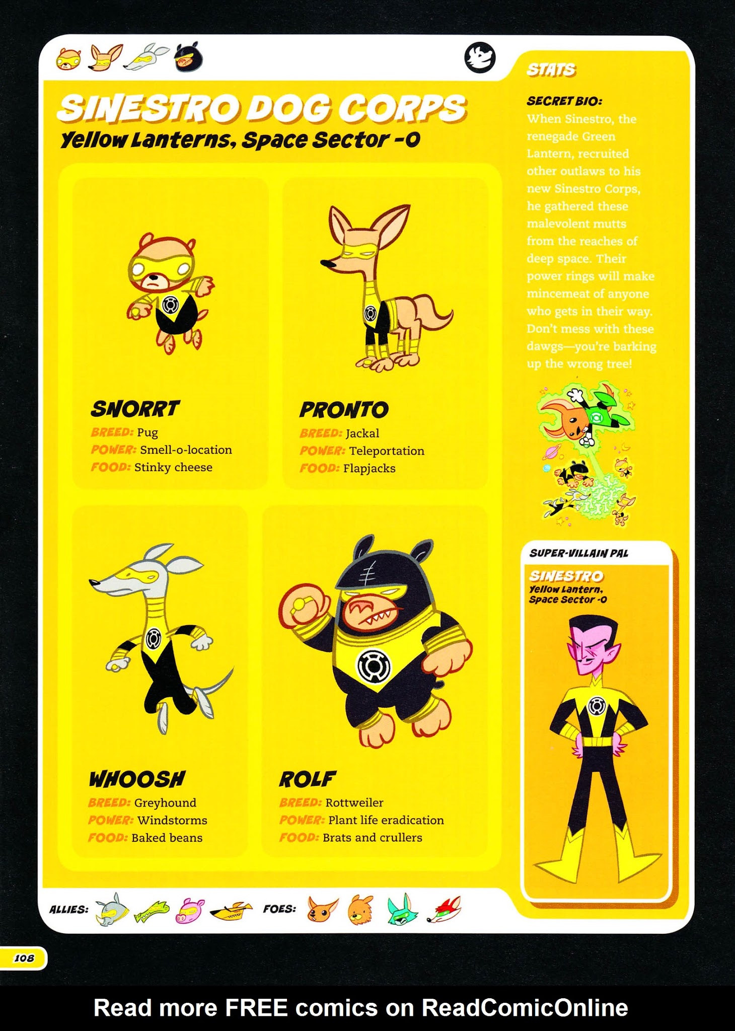 Read online DC Super-Pets Character Encyclopedia comic -  Issue # TPB - 110