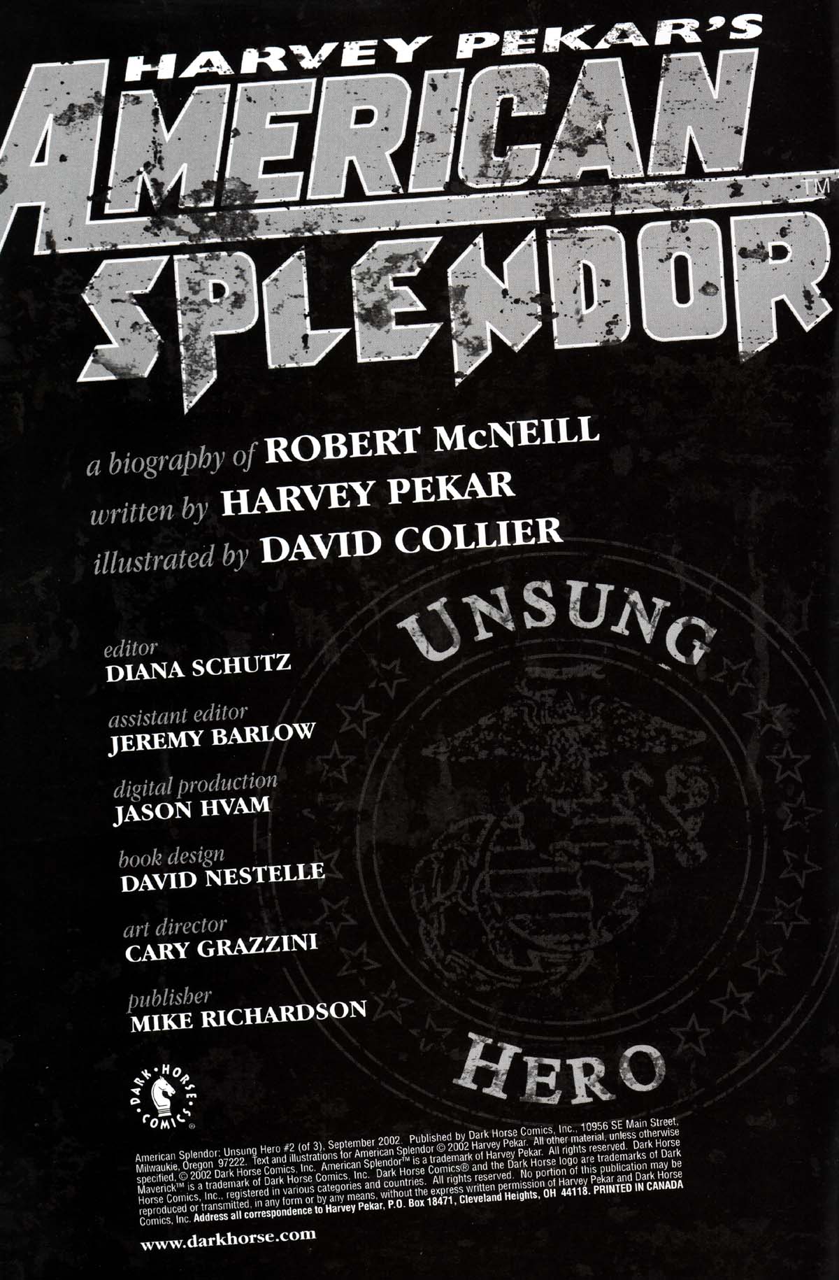 Read online American Splendor: Unsung Hero comic -  Issue #2 - 2