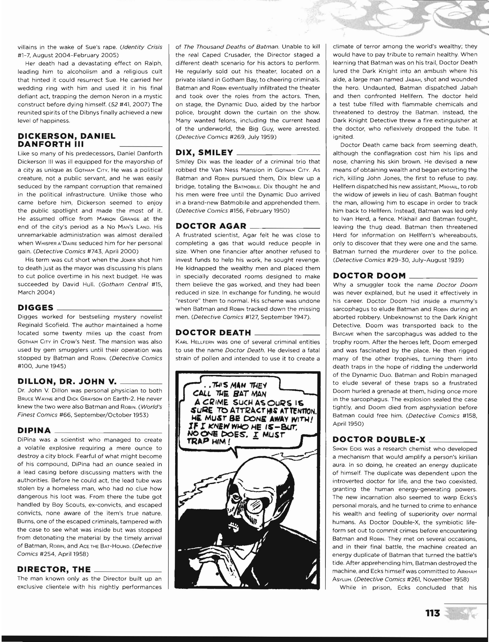 Read online The Essential Batman Encyclopedia comic -  Issue # TPB (Part 2) - 25