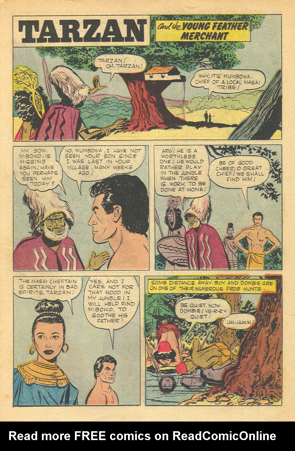 Read online Tarzan (1948) comic -  Issue #97 - 19