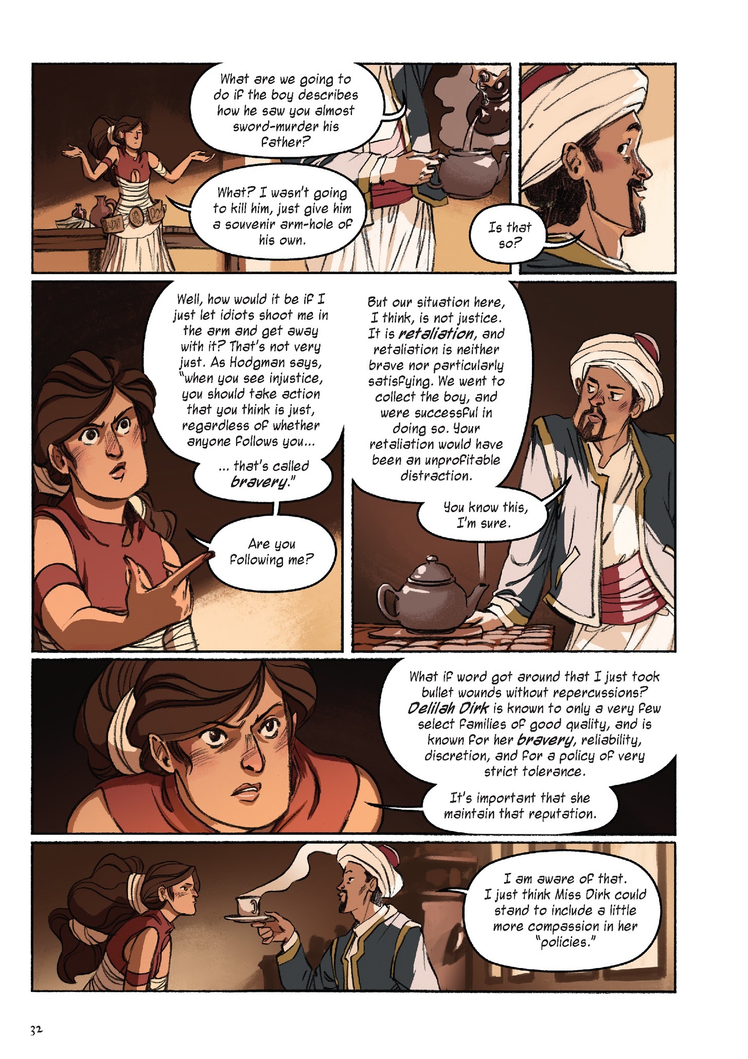 Read online Delilah Dirk and the King's Shilling comic -  Issue # TPB (Part 1) - 37