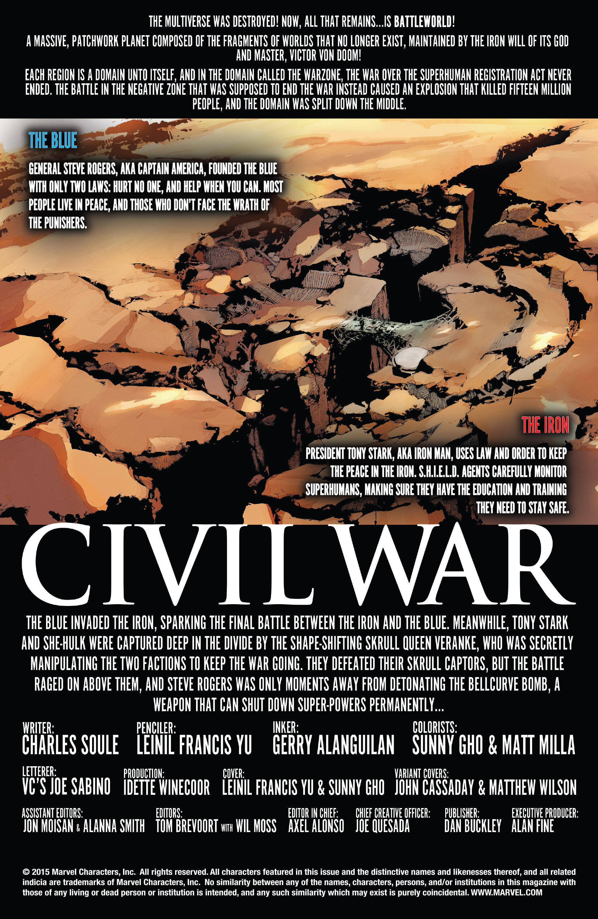 Read online Civil War (2015) comic -  Issue #5 - 2