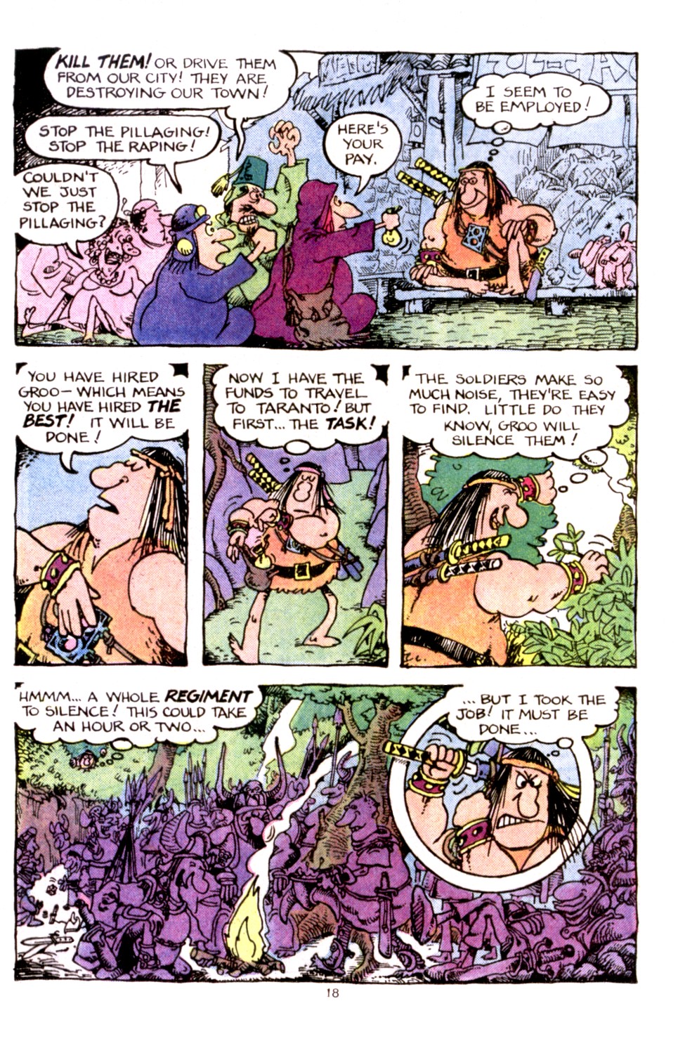 Read online Groo the Wanderer comic -  Issue #1 - 18