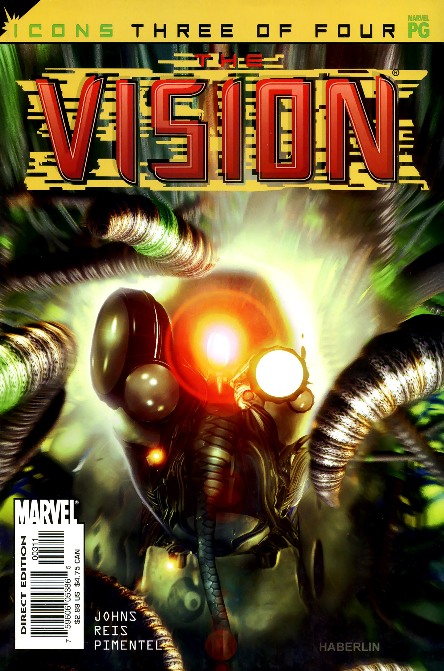Read online Avengers Icons: The Vision comic -  Issue #3 - 1