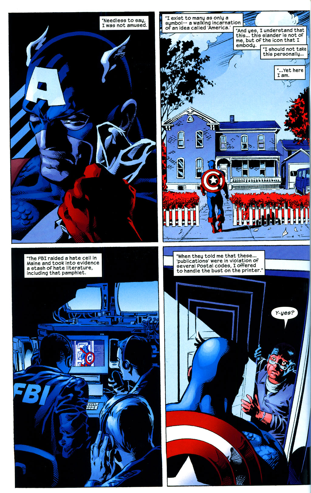 Read online Captain America: Red, White & Blue comic -  Issue # TPB - 94