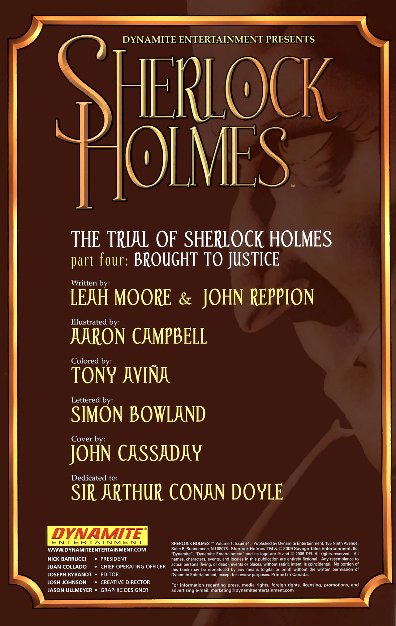 Read online Sherlock Holmes (2009) comic -  Issue #4 - 2