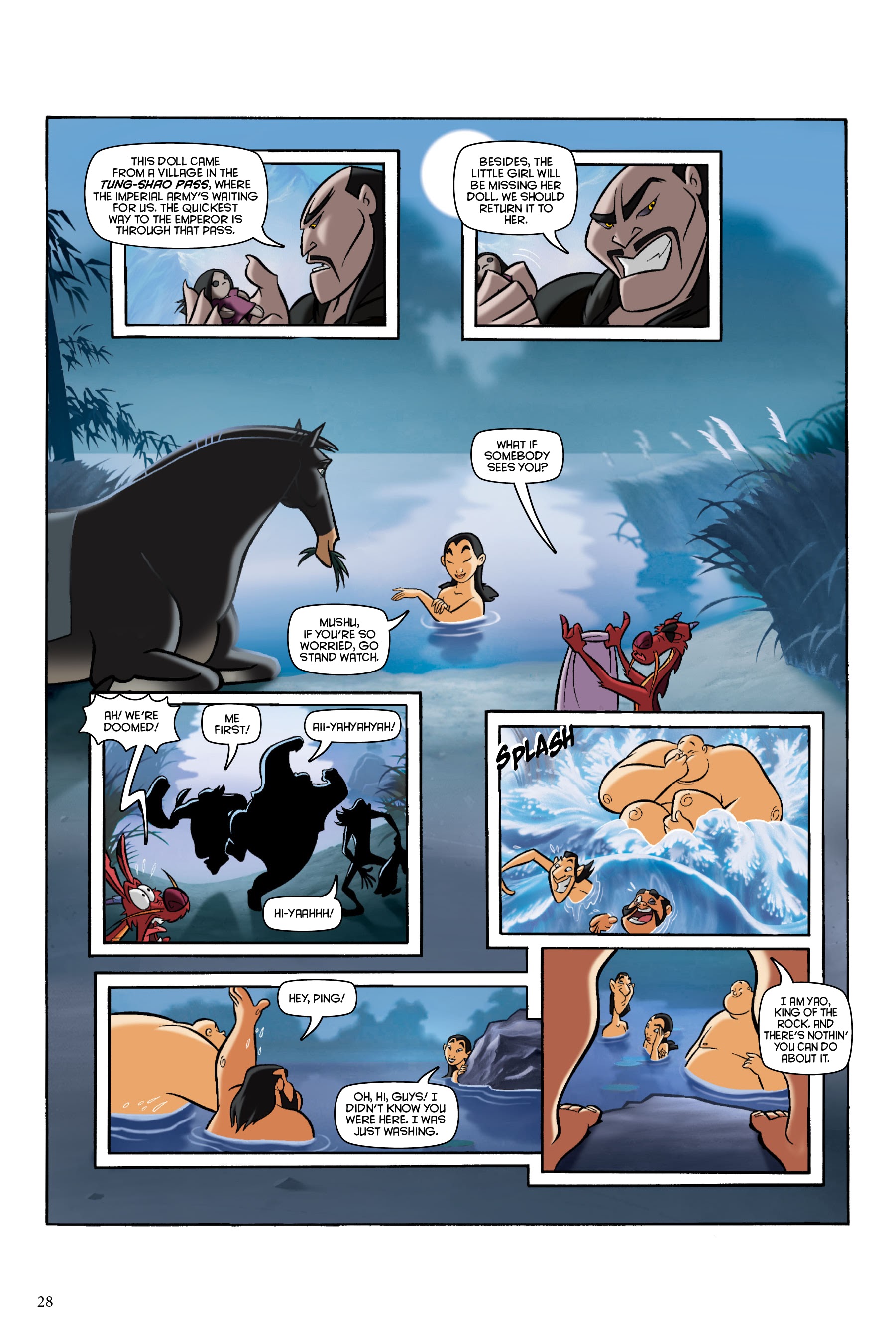 Read online Disney Mulan: The Story of the Movie in Comics comic -  Issue # TPB - 28