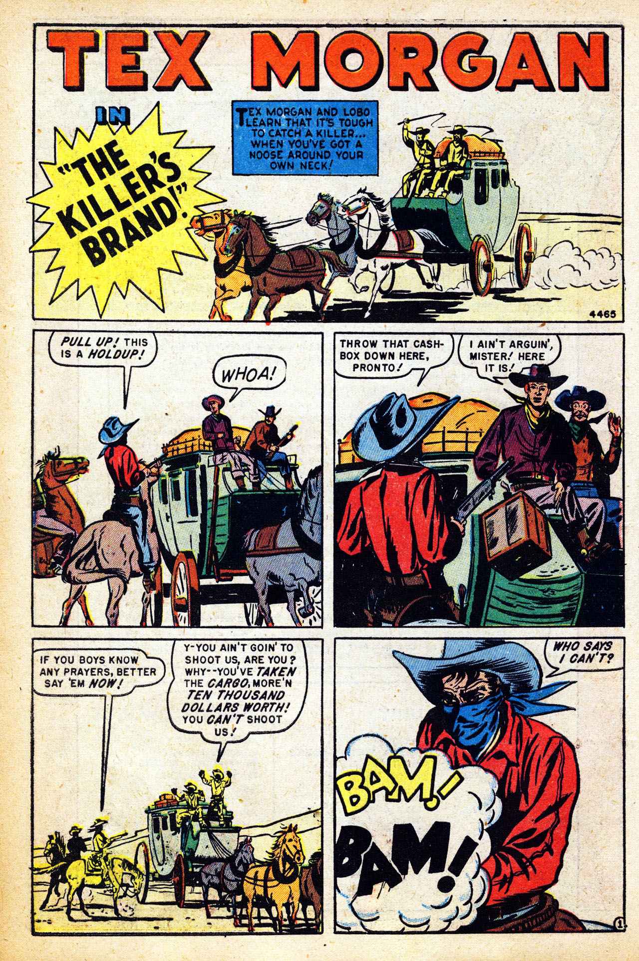 Read online Tex Morgan comic -  Issue #5 - 10