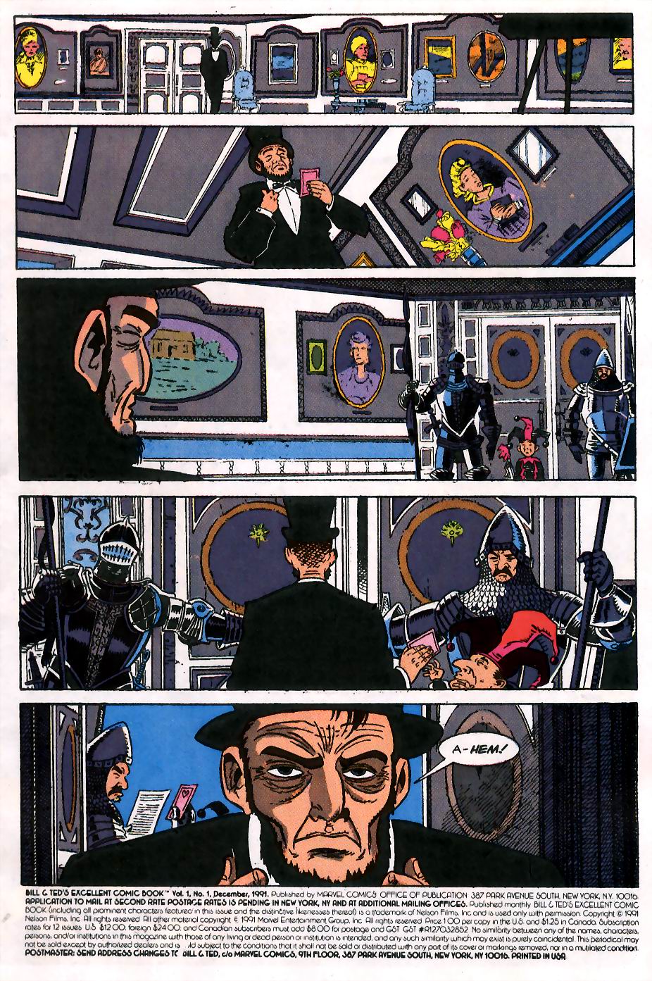 Bill & Teds Excellent Comic Book 1 Page 1