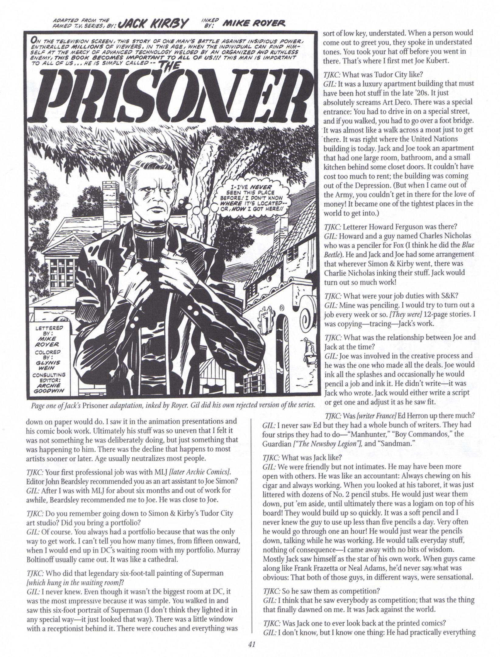 Read online The Jack Kirby Collector comic -  Issue #21 - 40