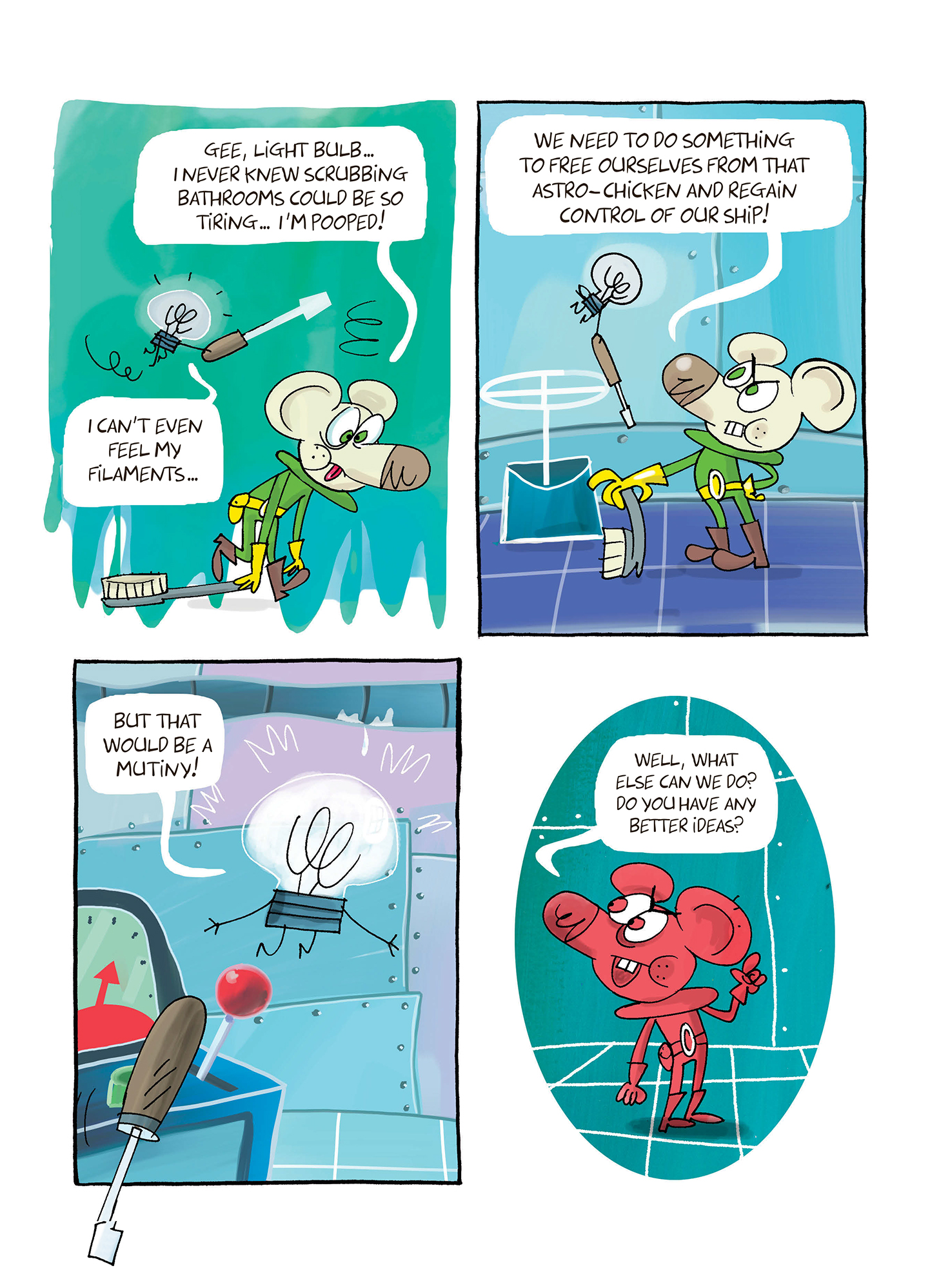 Read online Astro Mouse and Light Bulb comic -  Issue # TPB - 87