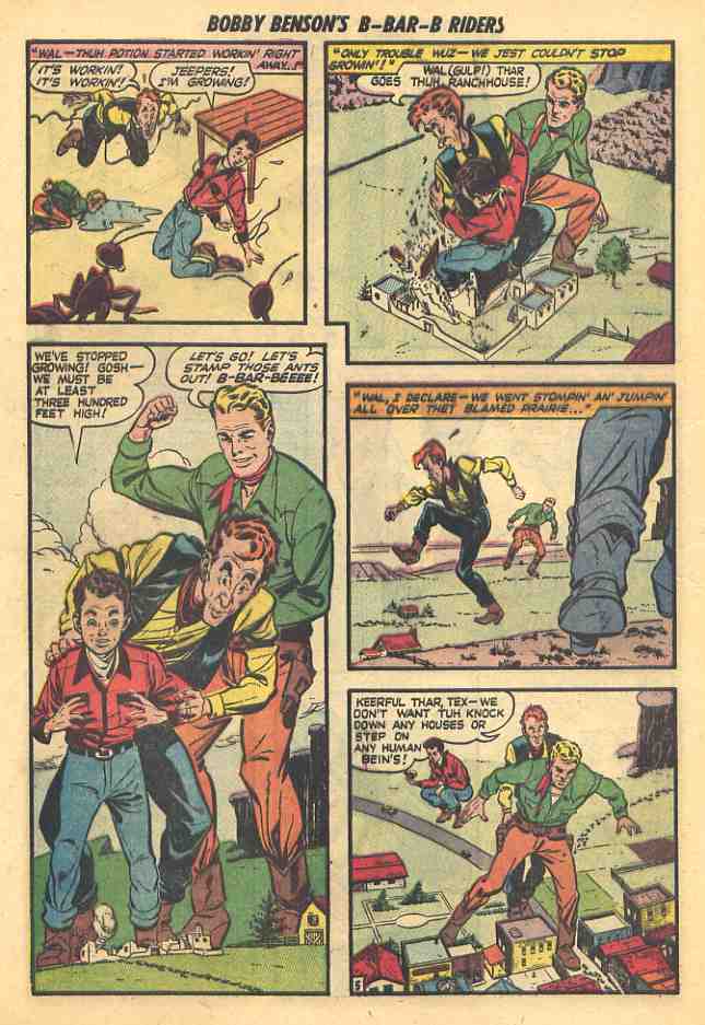 Read online Bobby Benson's B-Bar-B Riders comic -  Issue #5 - 22