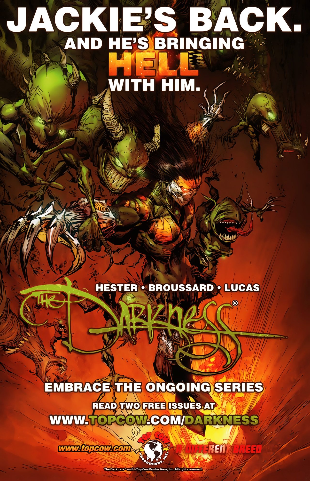 Read online The Darkness/Pitt comic -  Issue #1 - 34