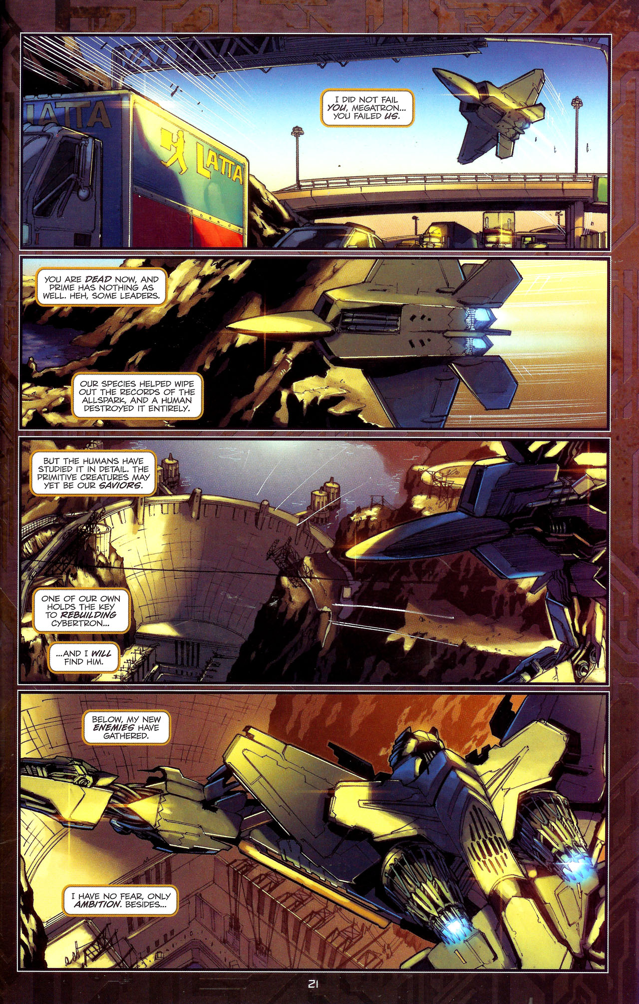 Read online Transformers: The Reign of Starscream comic -  Issue #1 - 24