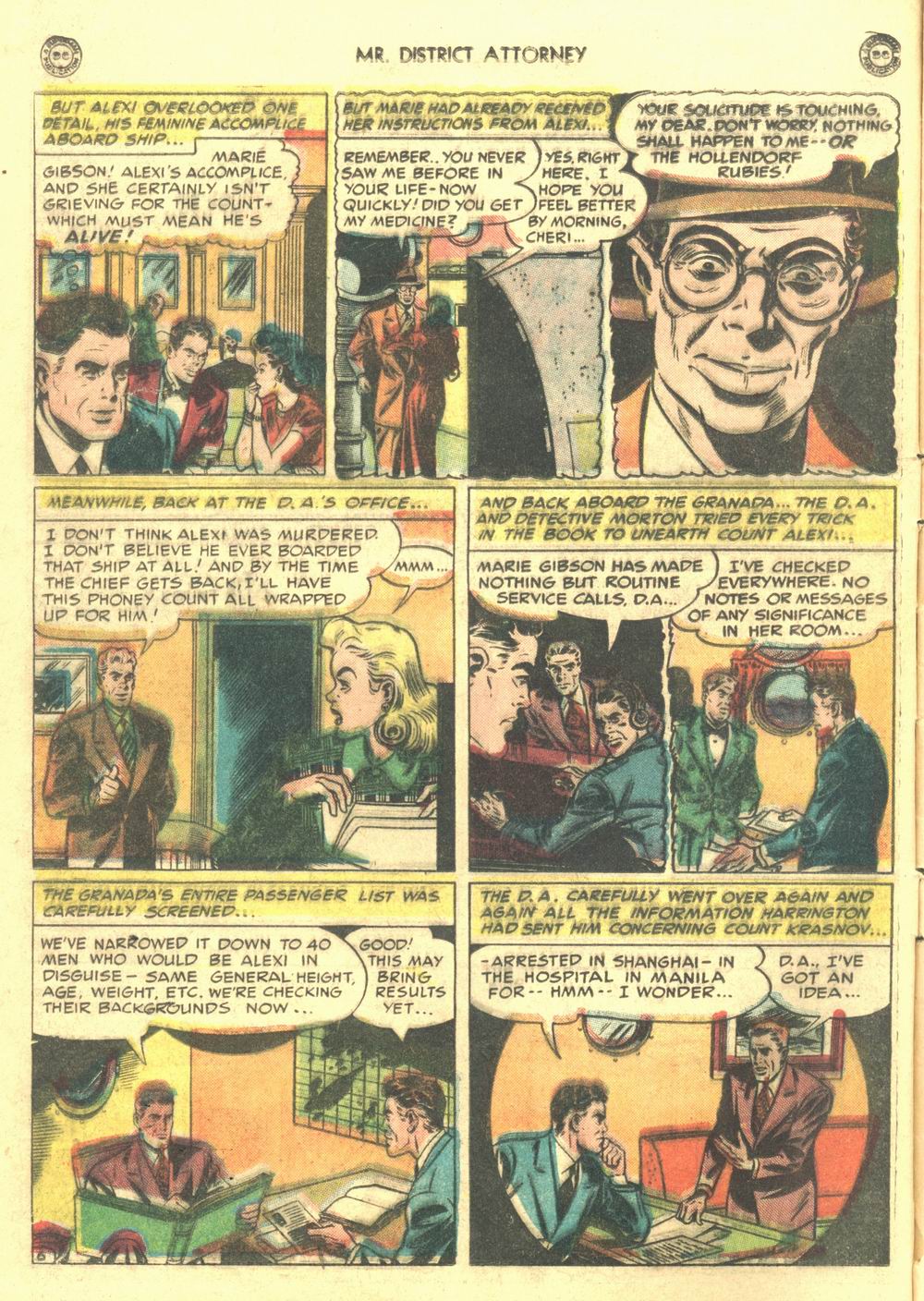 Read online Mr. District Attorney comic -  Issue #10 - 8