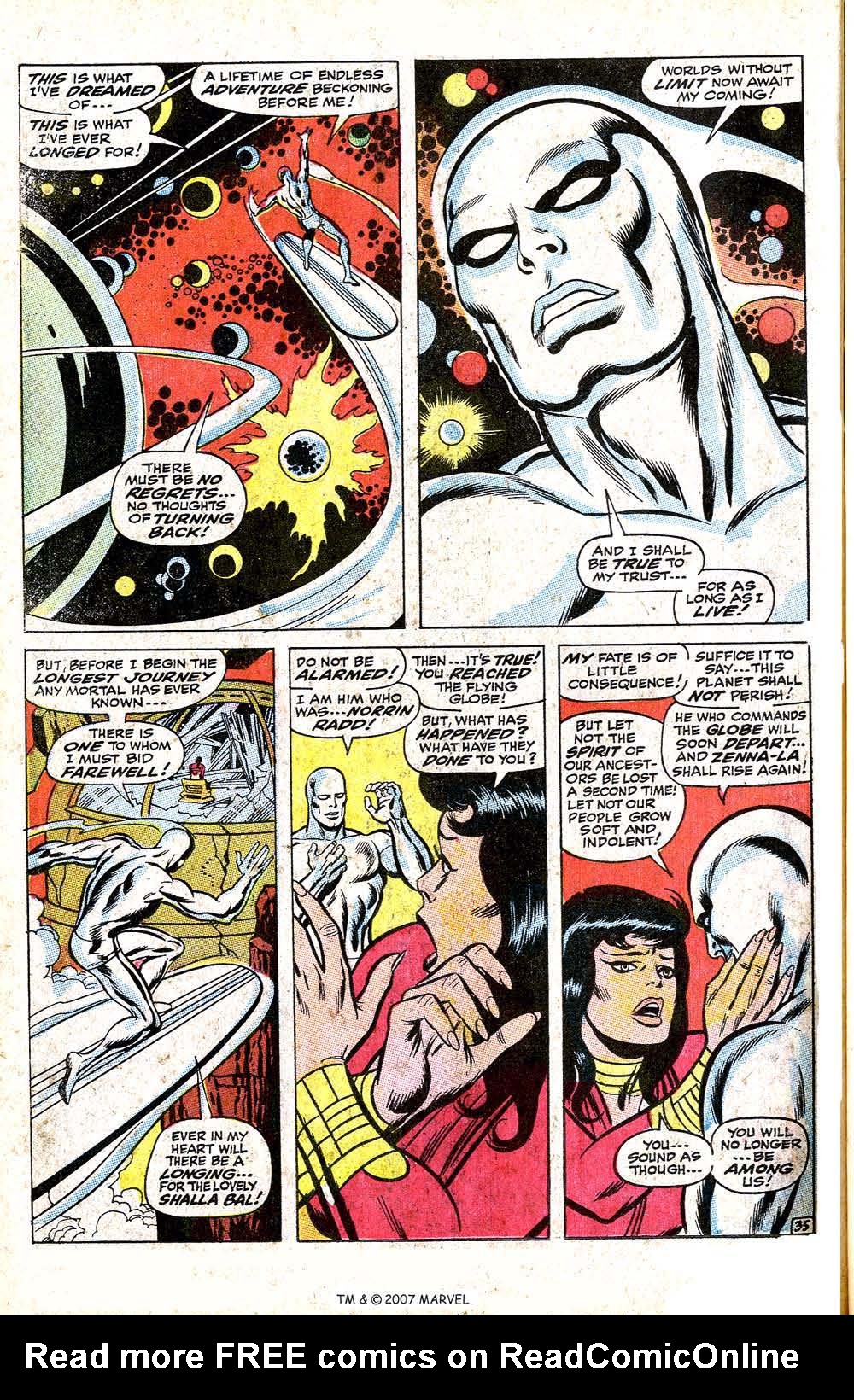 Read online Silver Surfer (1968) comic -  Issue #1 - 40