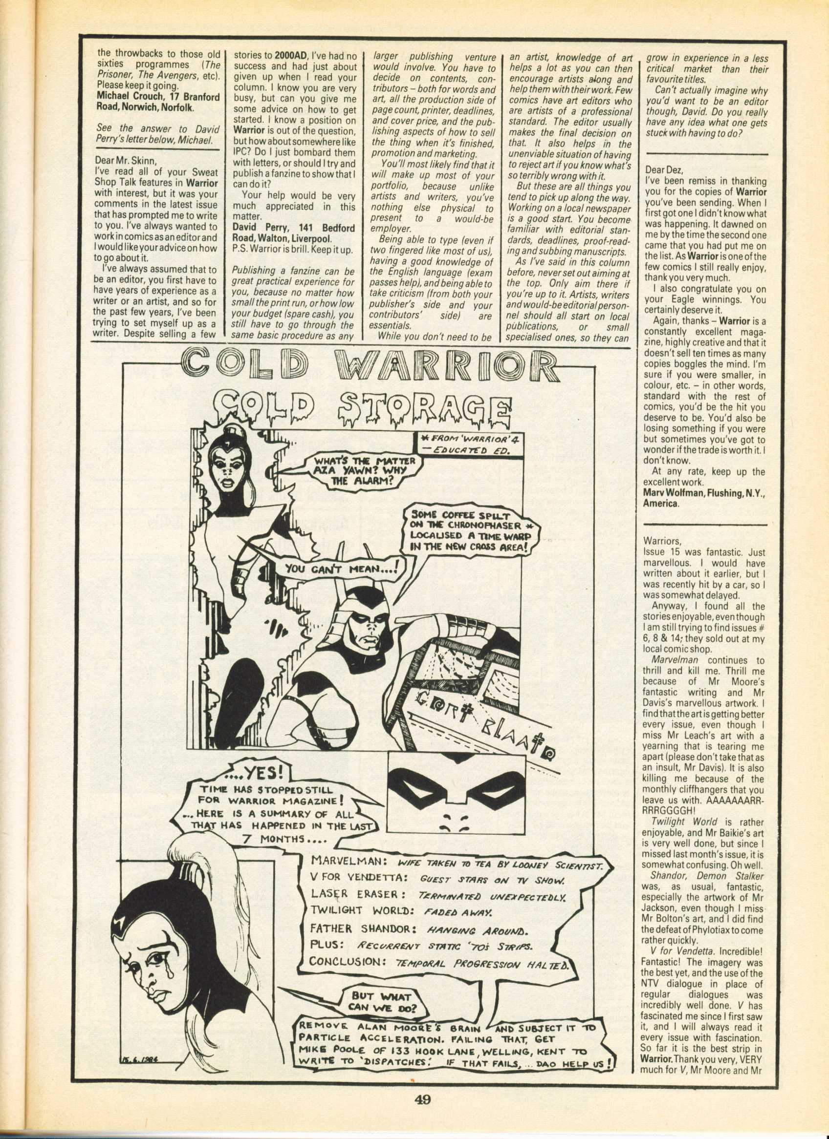 Read online Warrior comic -  Issue #24 - 49