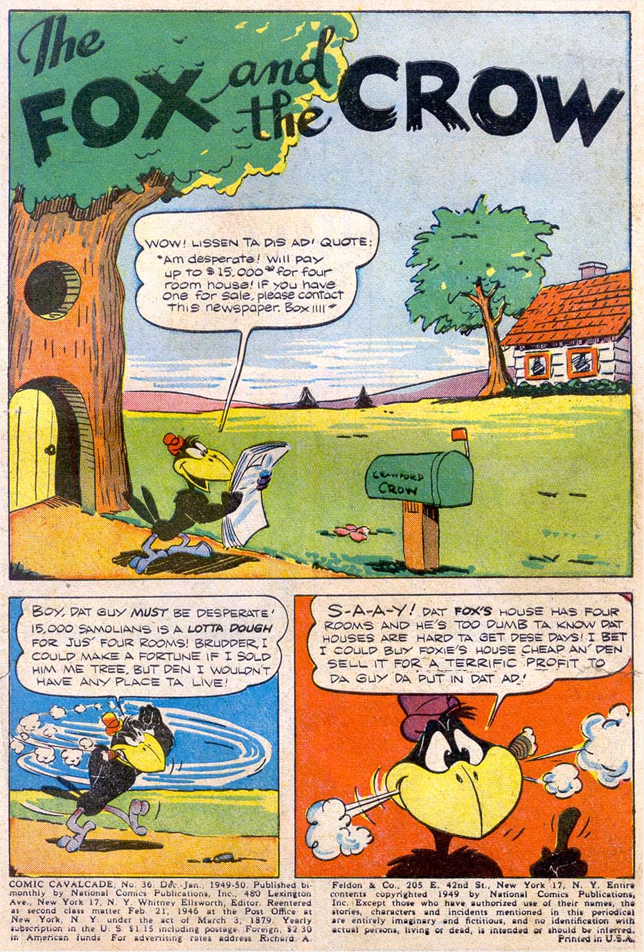 Read online Comic Cavalcade comic -  Issue #36 - 3