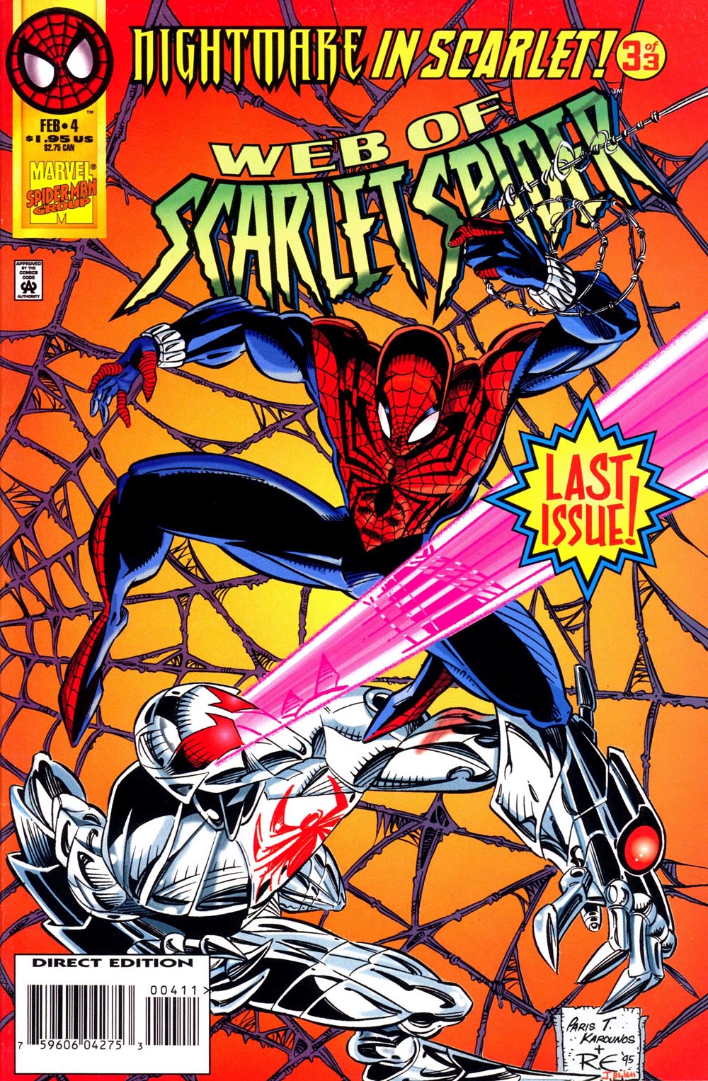 Read online Web of Scarlet Spider comic -  Issue #4 - 1