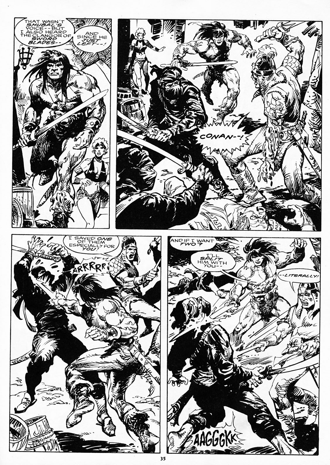 Read online The Savage Sword Of Conan comic -  Issue #218 - 33