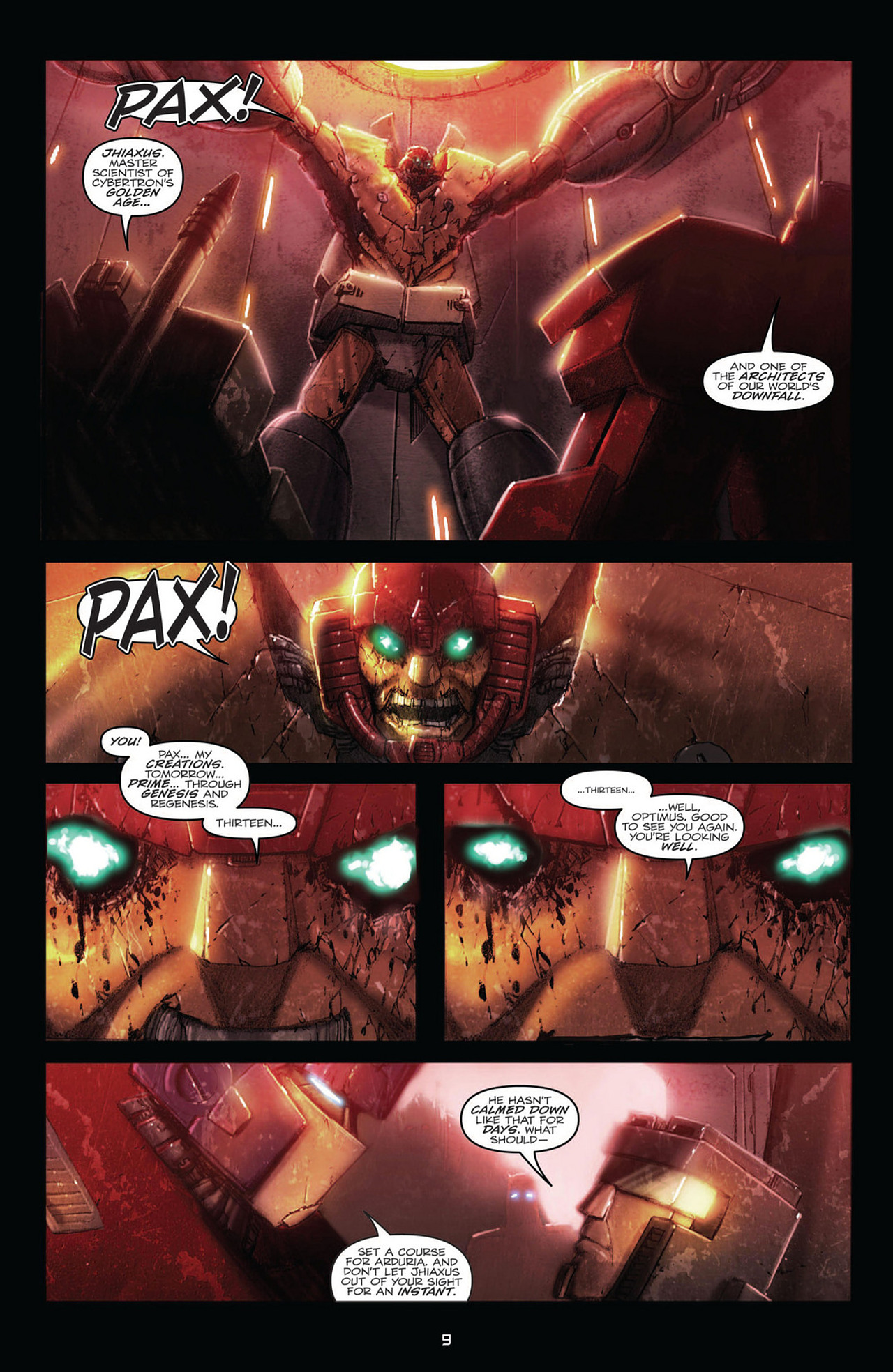 Read online Transformers: Robots In Disguise (2012) comic -  Issue #6 - 10