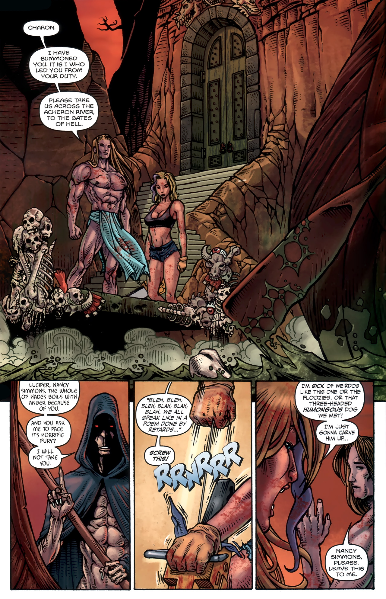 Read online Nancy in Hell comic -  Issue #4 - 4