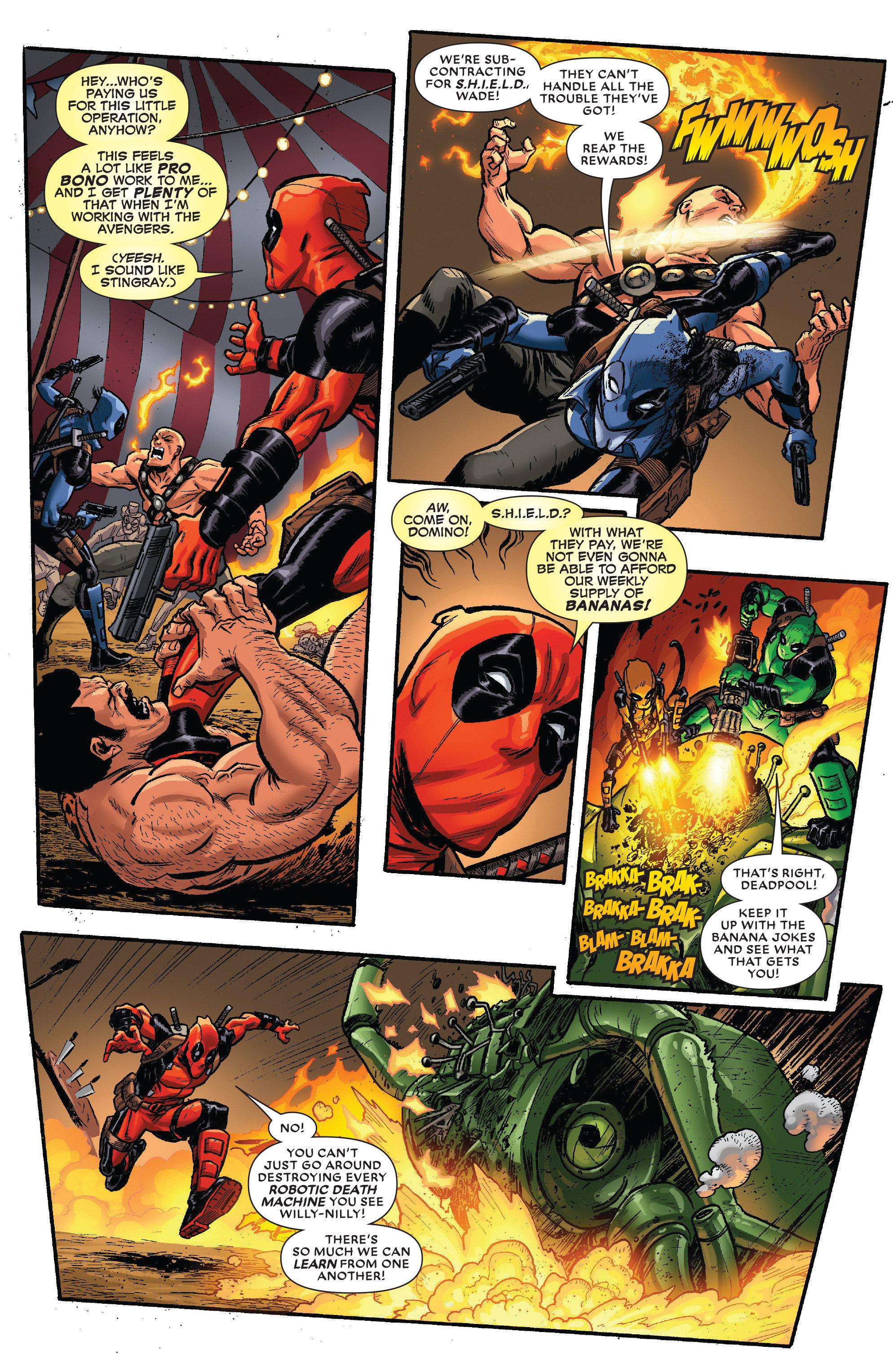 Read online Deadpool & the Mercs For Money [II] comic -  Issue #6 - 13