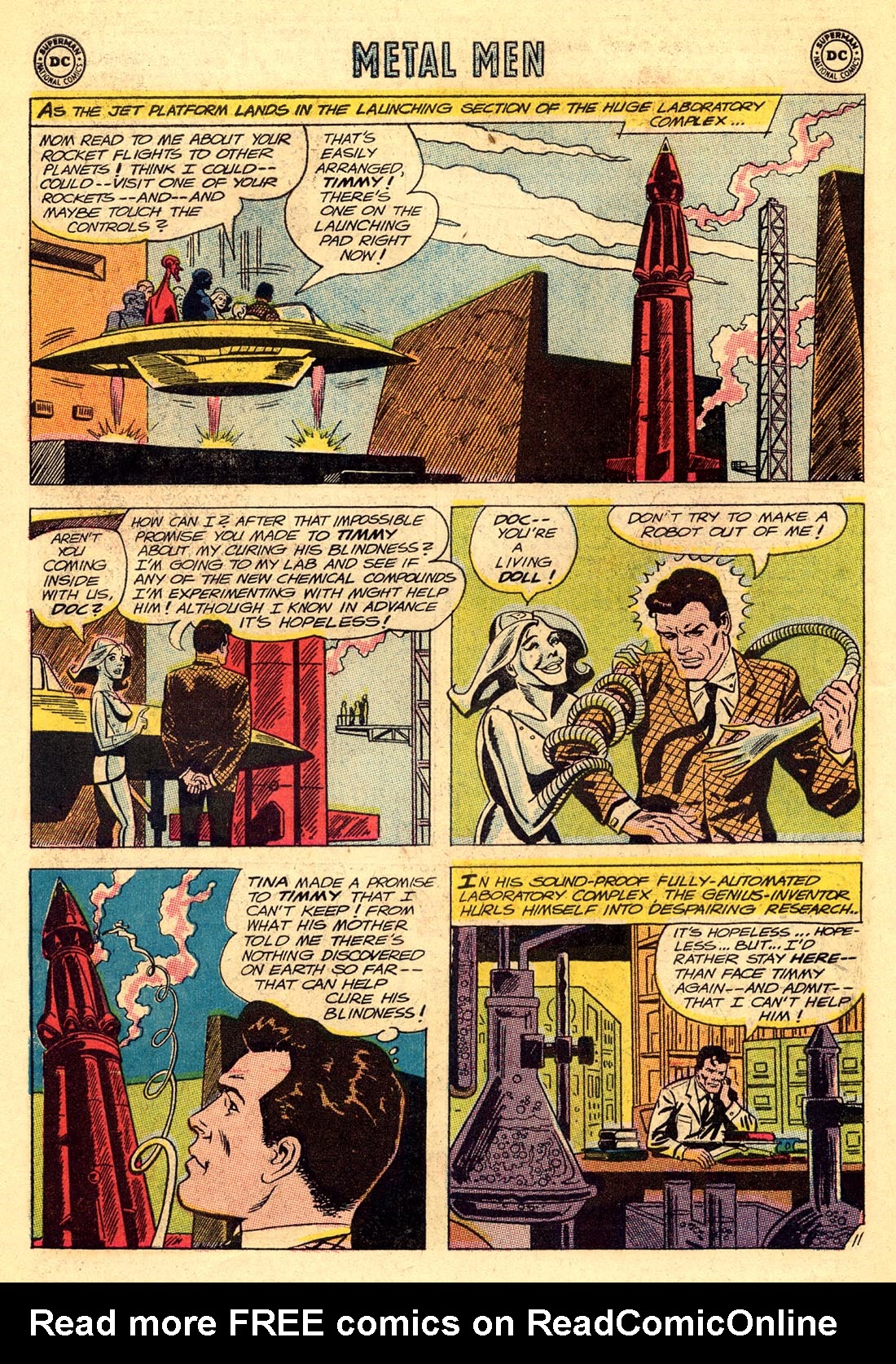 Read online Metal Men (1963) comic -  Issue #8 - 14