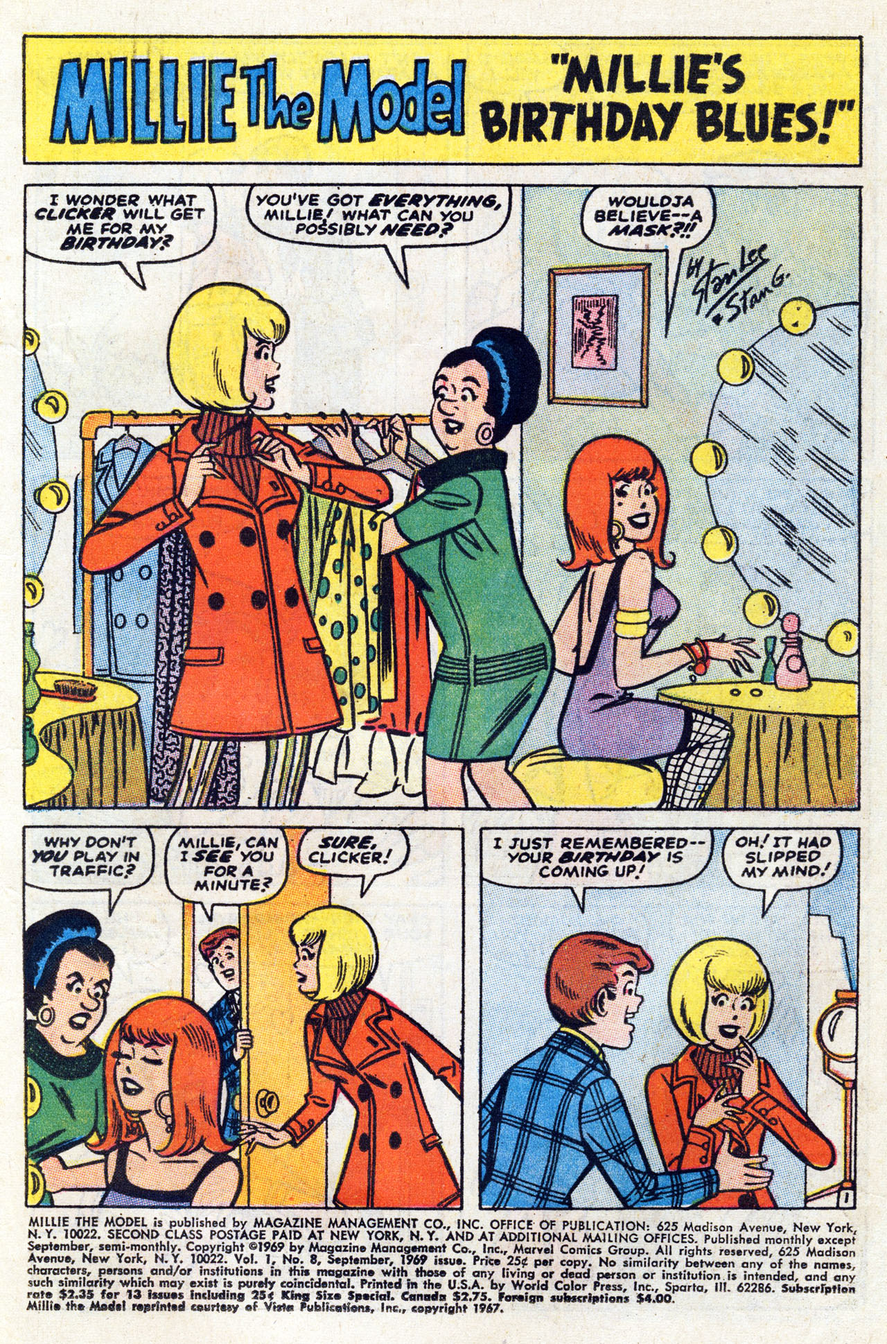 Read online Millie the Model comic -  Issue # Annual 8 - 3