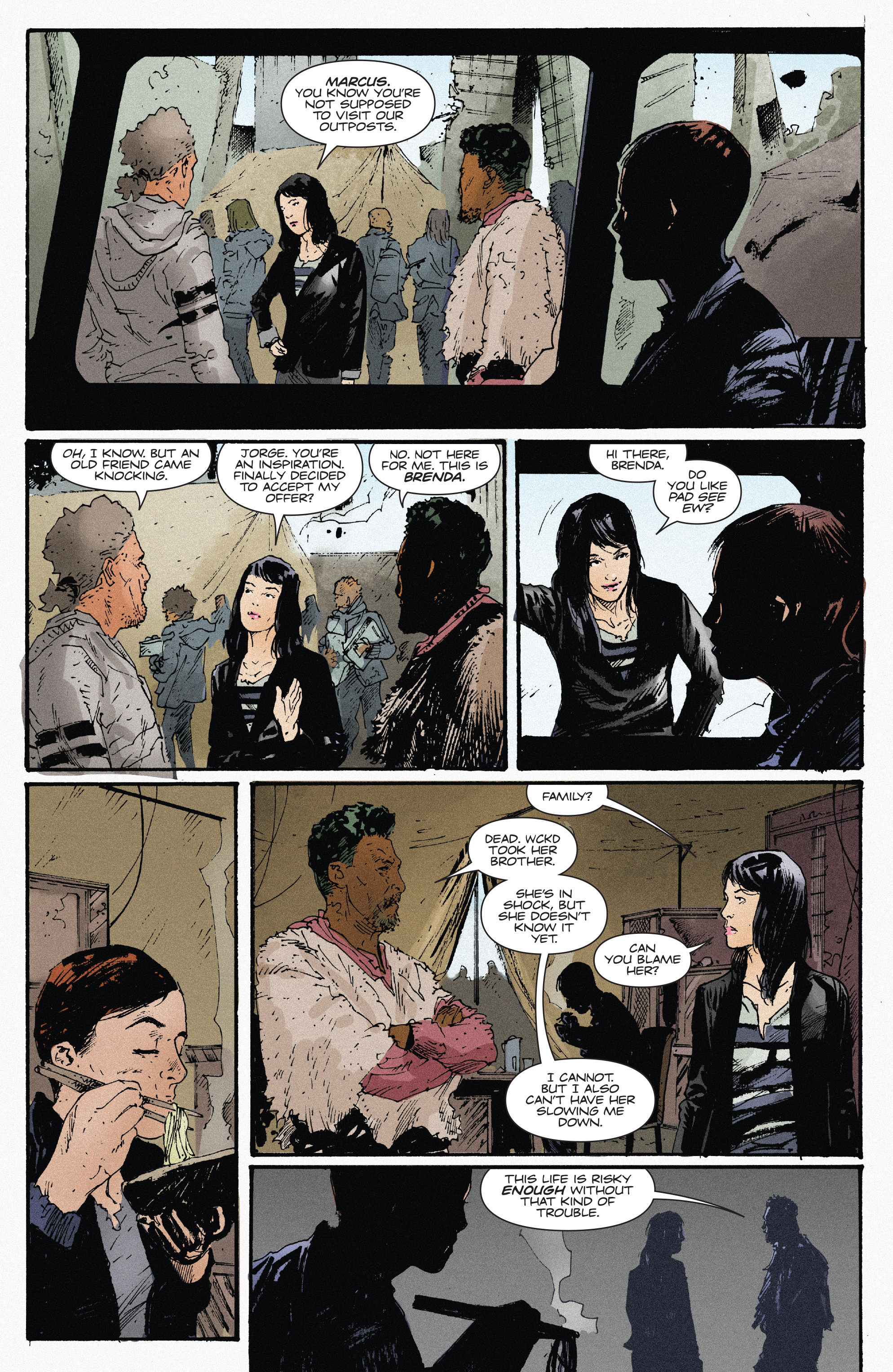 Read online Maze Runner: The Scorch Trials Official Graphic Novel Prelude comic -  Issue # TPB - 56