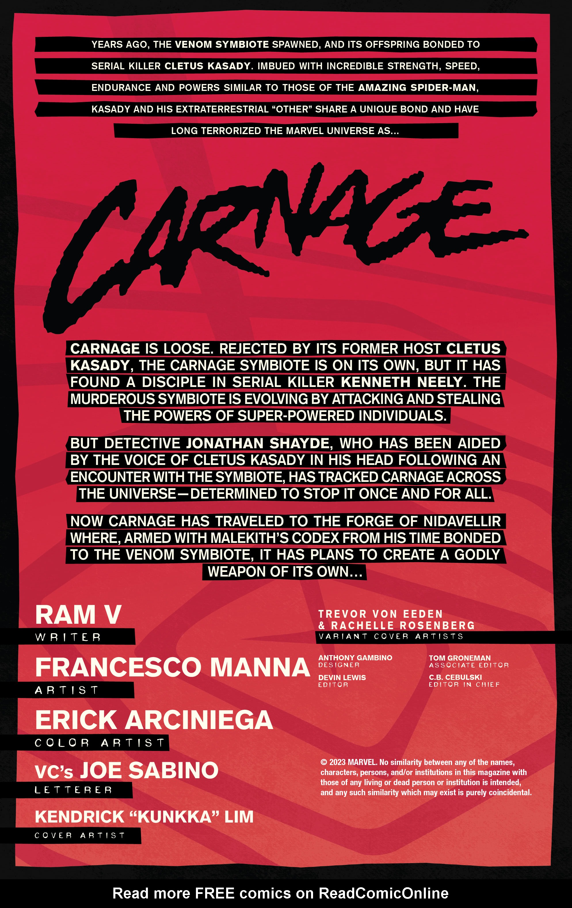Read online Carnage (2022) comic -  Issue #10 - 2