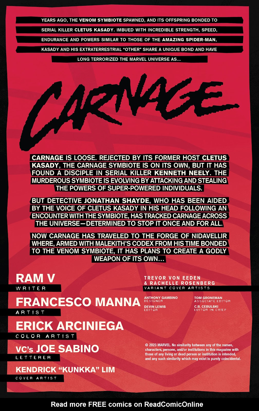 Carnage (2022) issue 10 - Page 2