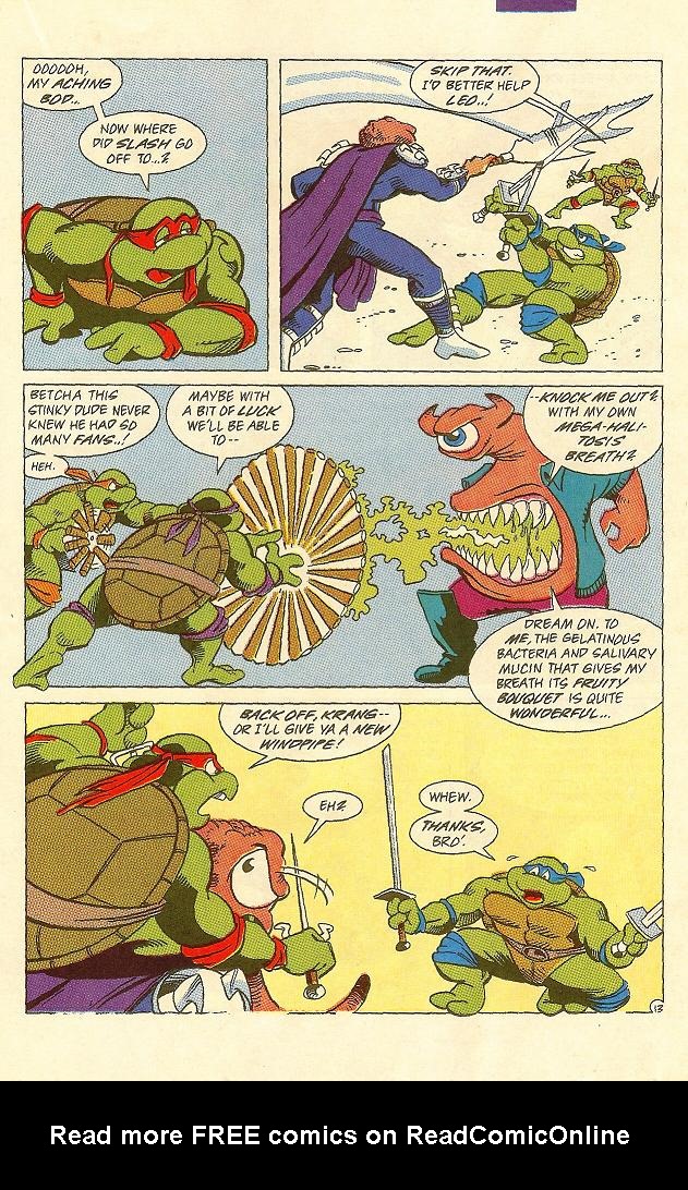 Read online Teenage Mutant Ninja Turtles Adventures (1989) comic -  Issue #25 - 14