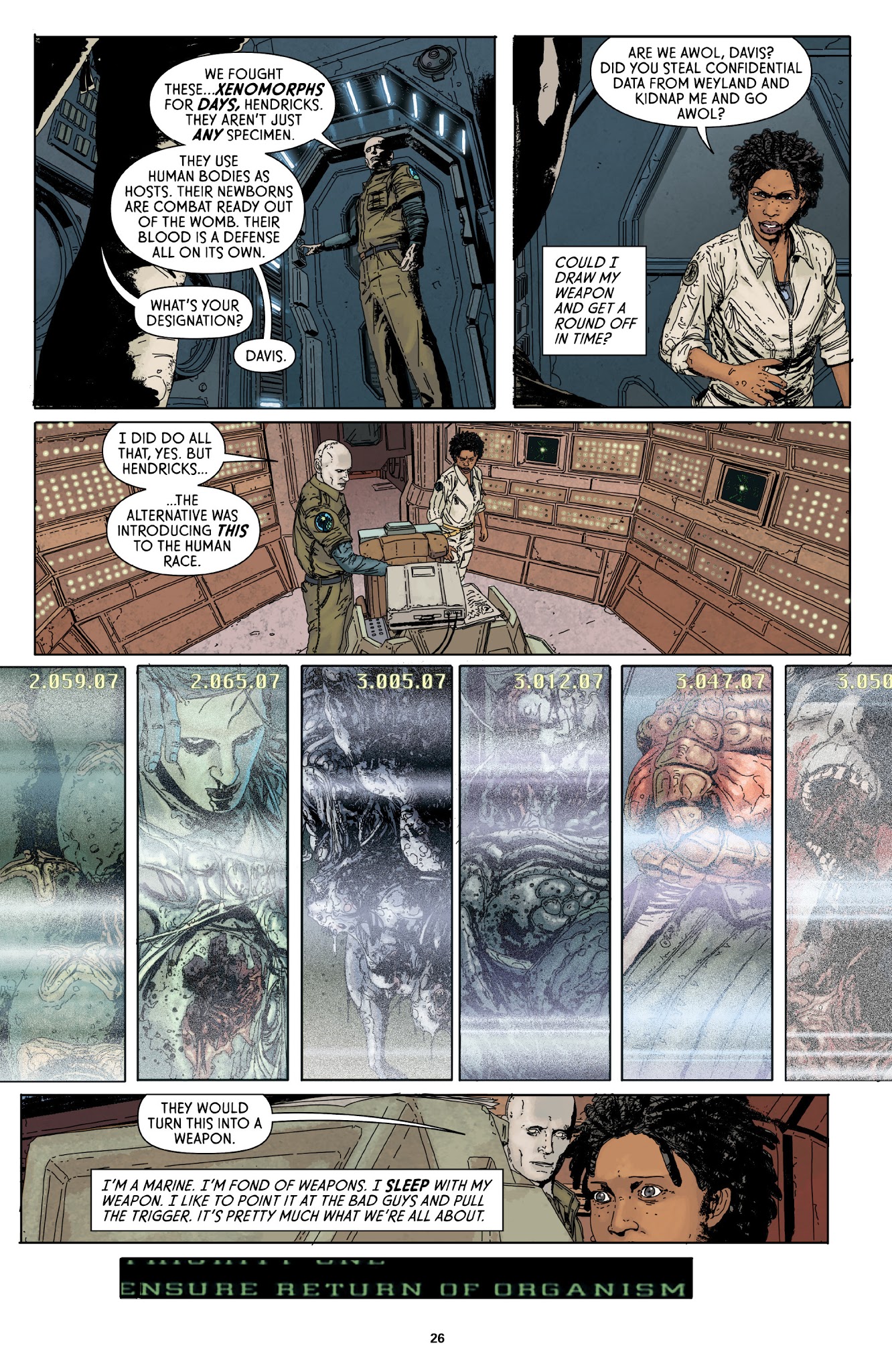 Read online Aliens: Defiance comic -  Issue # _TPB 1 - 26