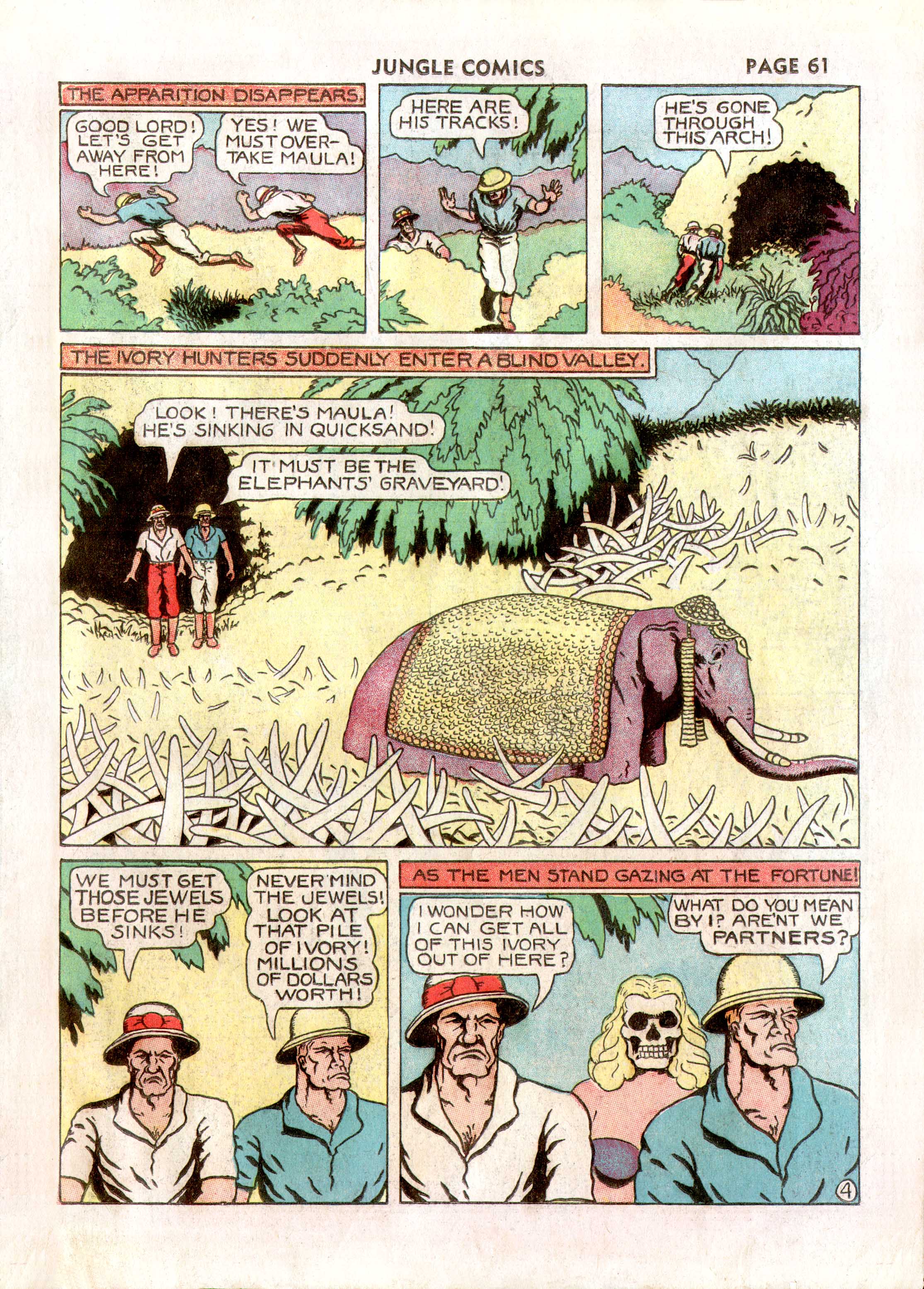 Read online Jungle Comics comic -  Issue #2 - 63