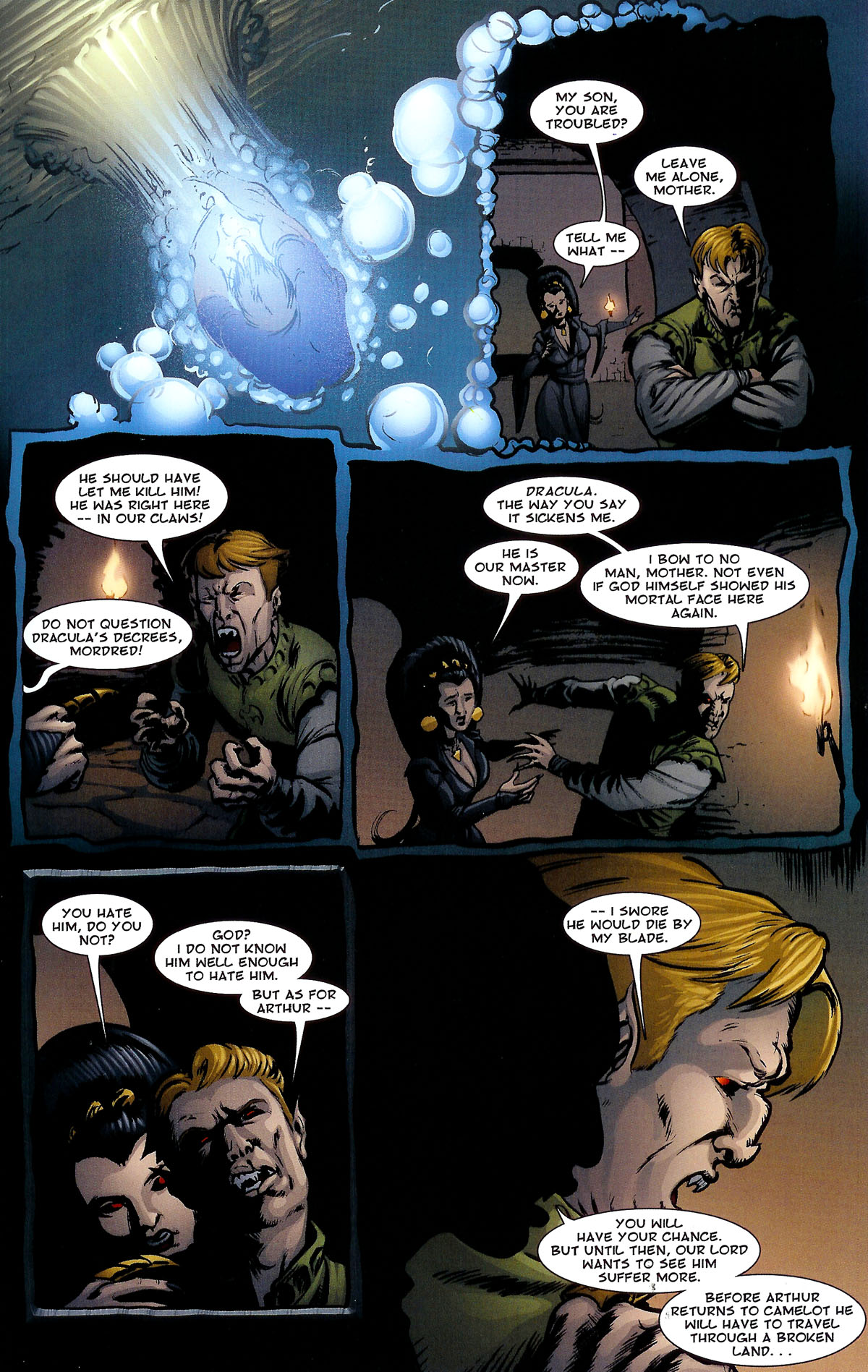 Read online Dracula vs King Arthur comic -  Issue #4 - 11